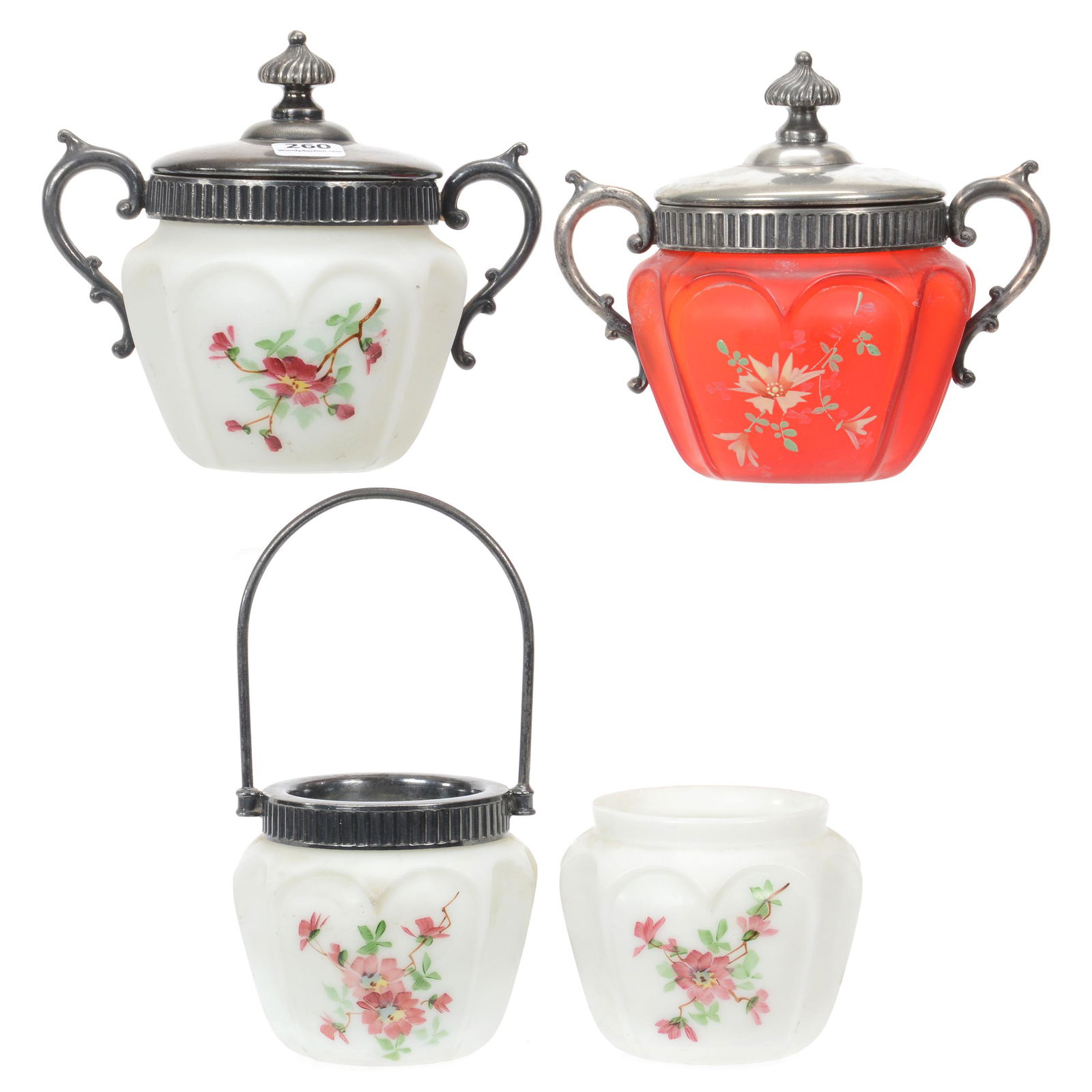 (4) Satin Items, Open Heart Arches By Consolidated (1 of 3)