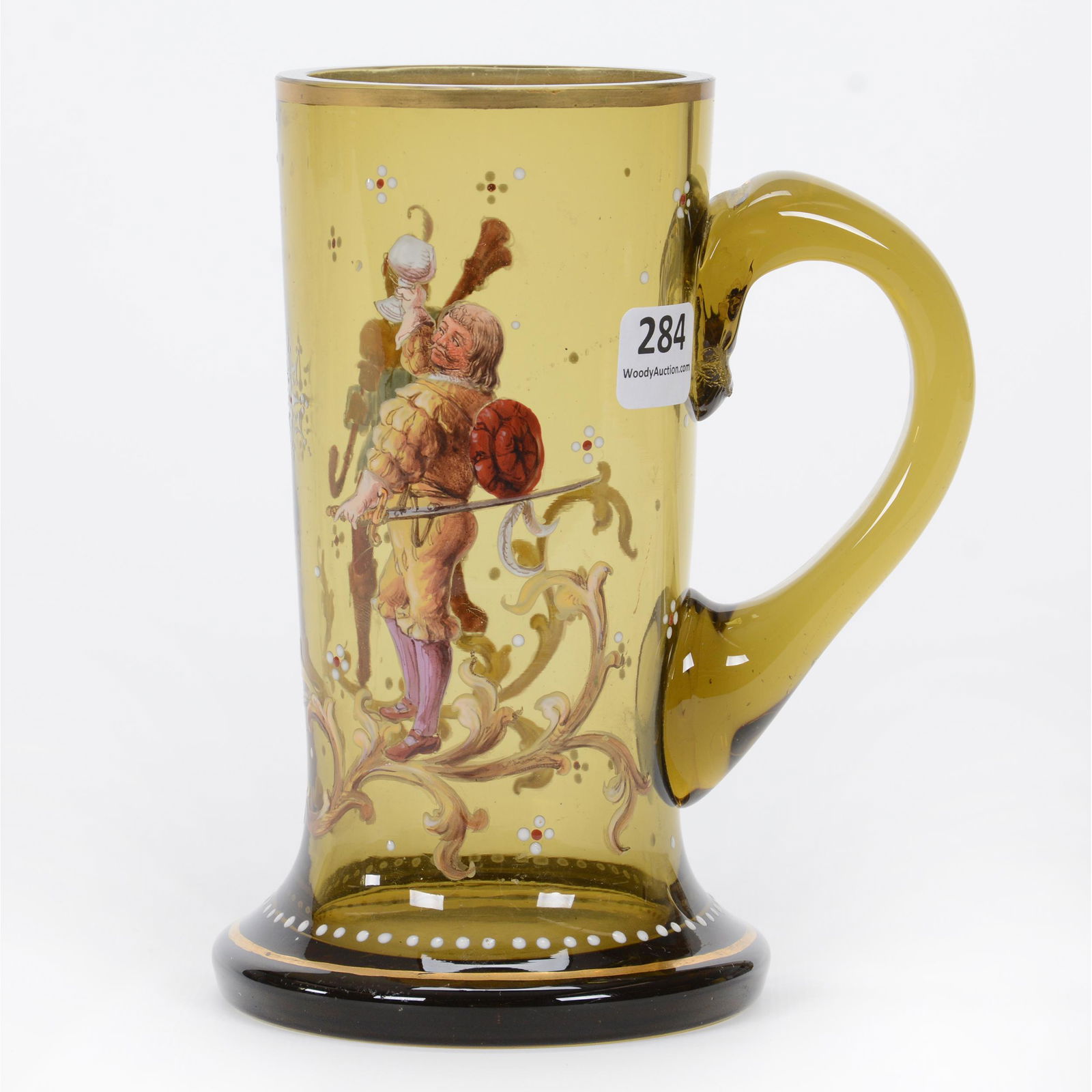 Stein, Bohemian Art Glass (1 of 3)