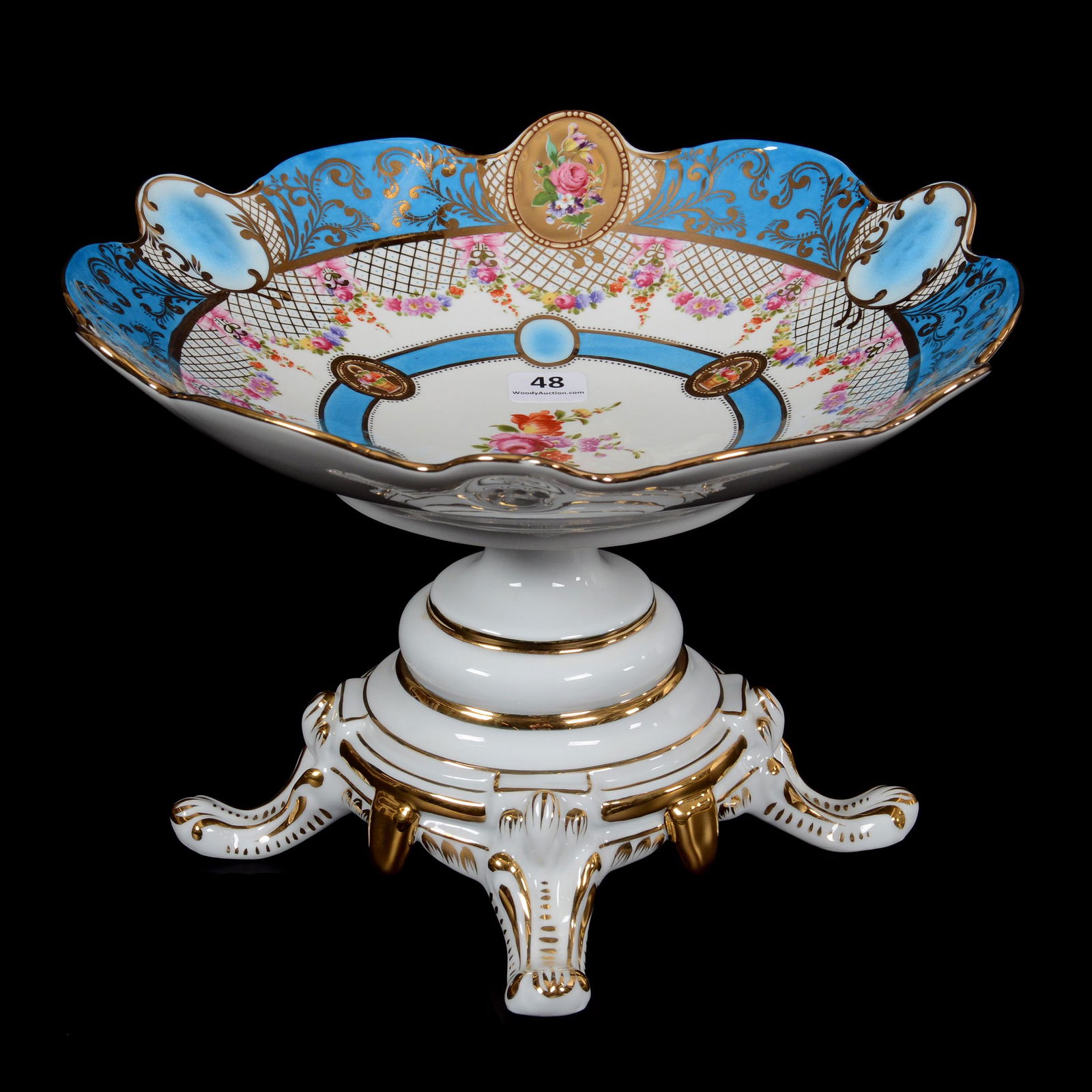 Compote Marked Limoges (Modern) Porcelain (1 of 3)