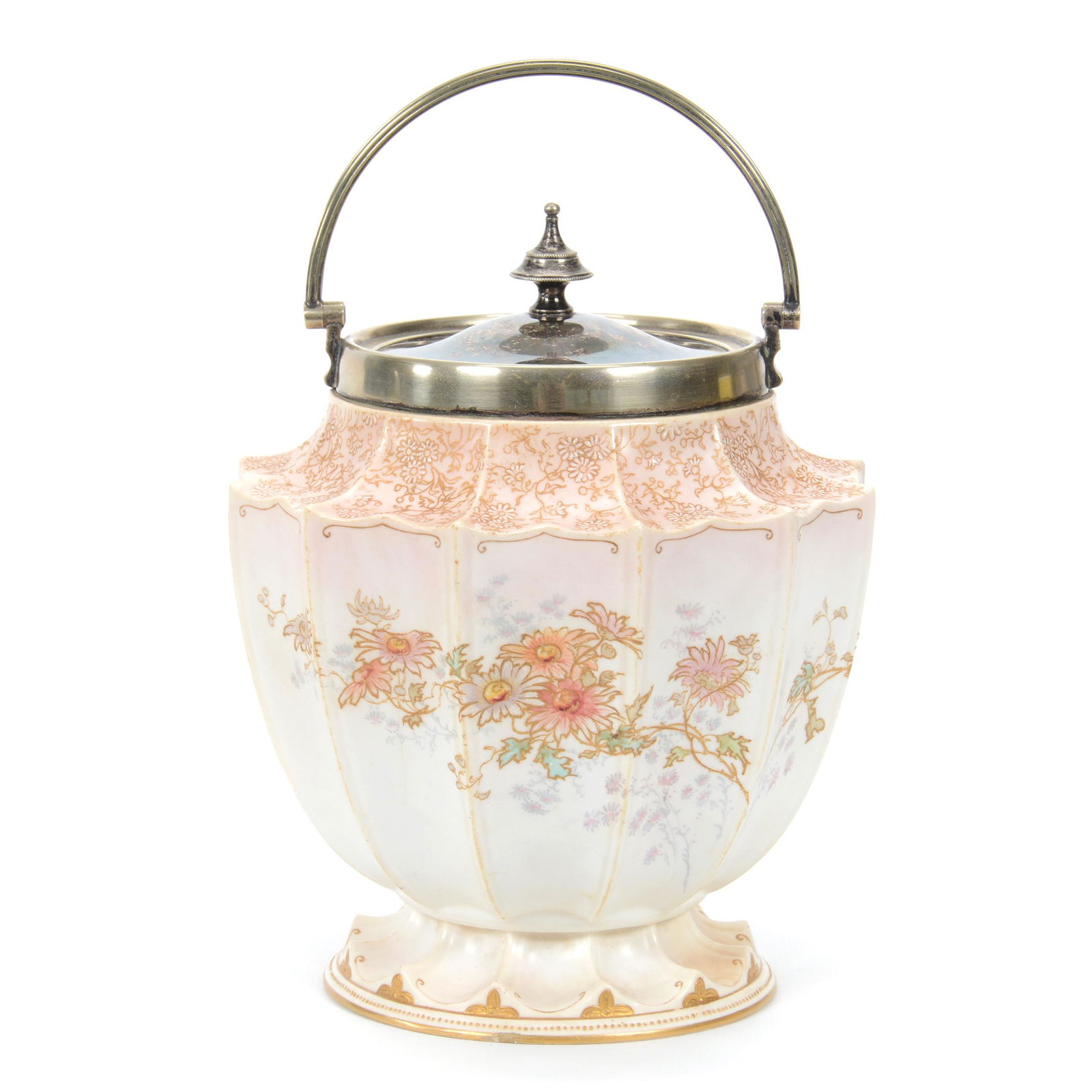 Biscuit Jar Marked Doulton Burslem (1 of 3)