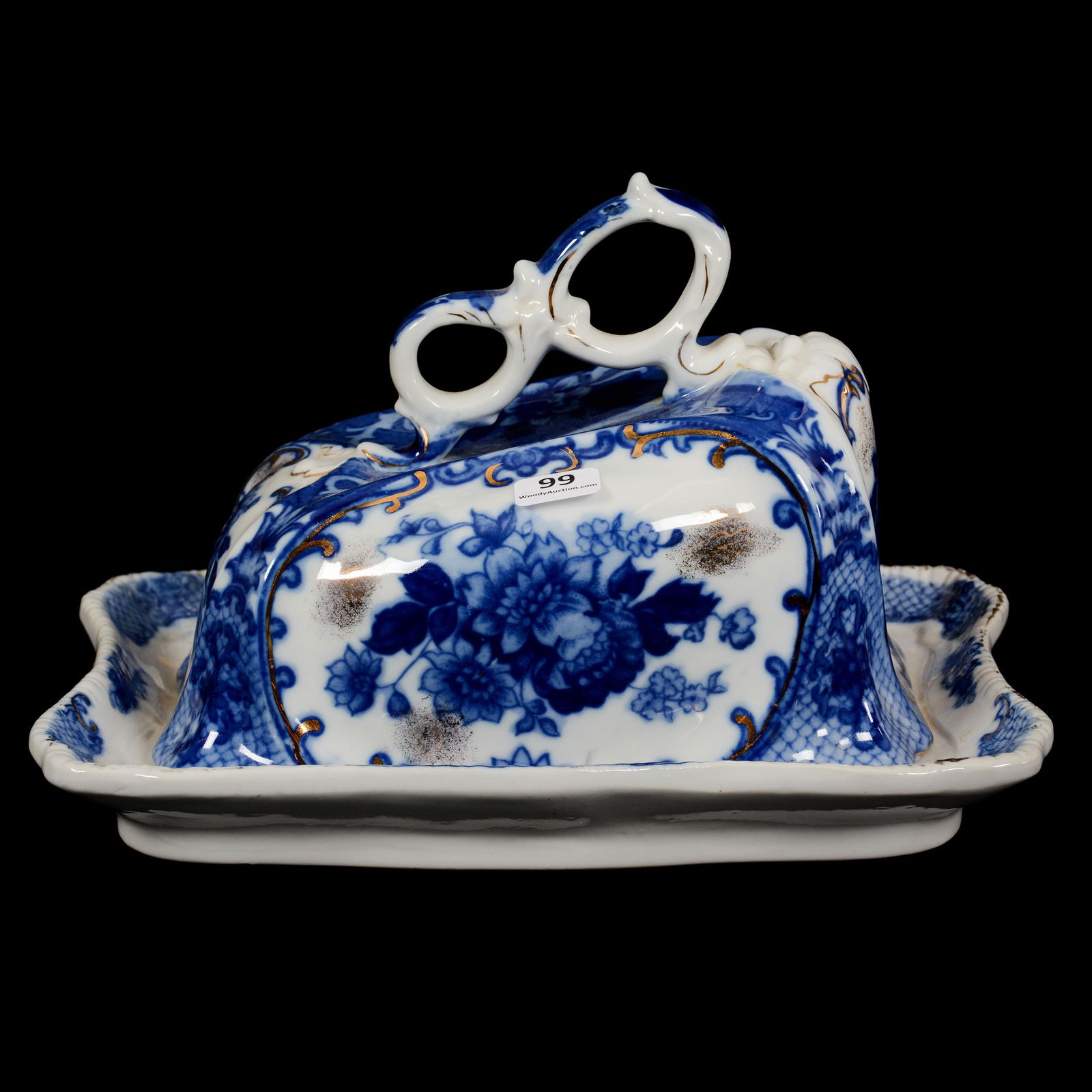 Cheese Dish Marked Victoria Ware Ironstone (1 of 3)