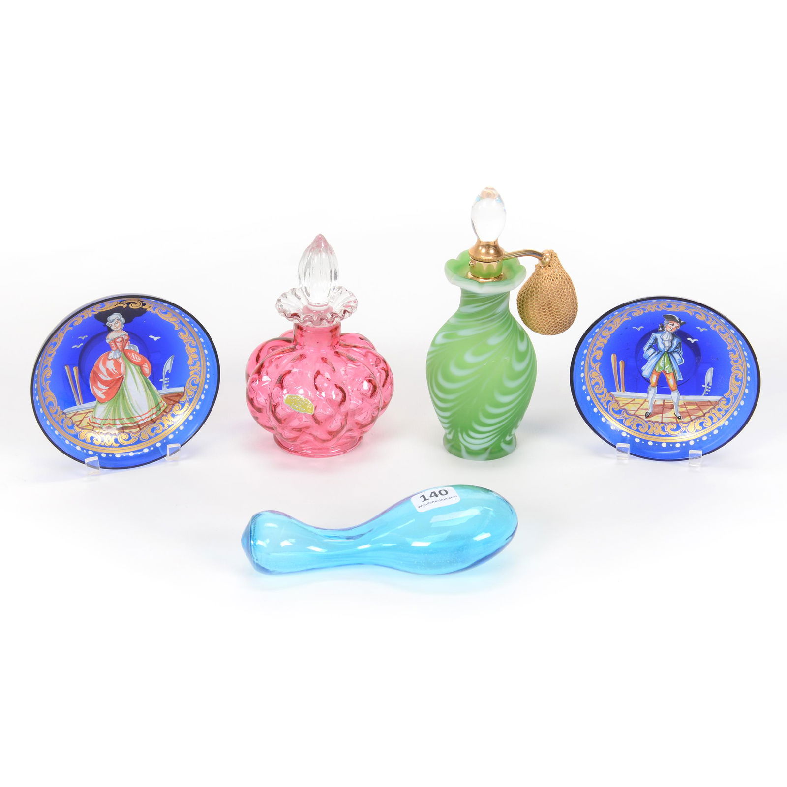 (5) Assorted Art Glass Items (1 of 3)