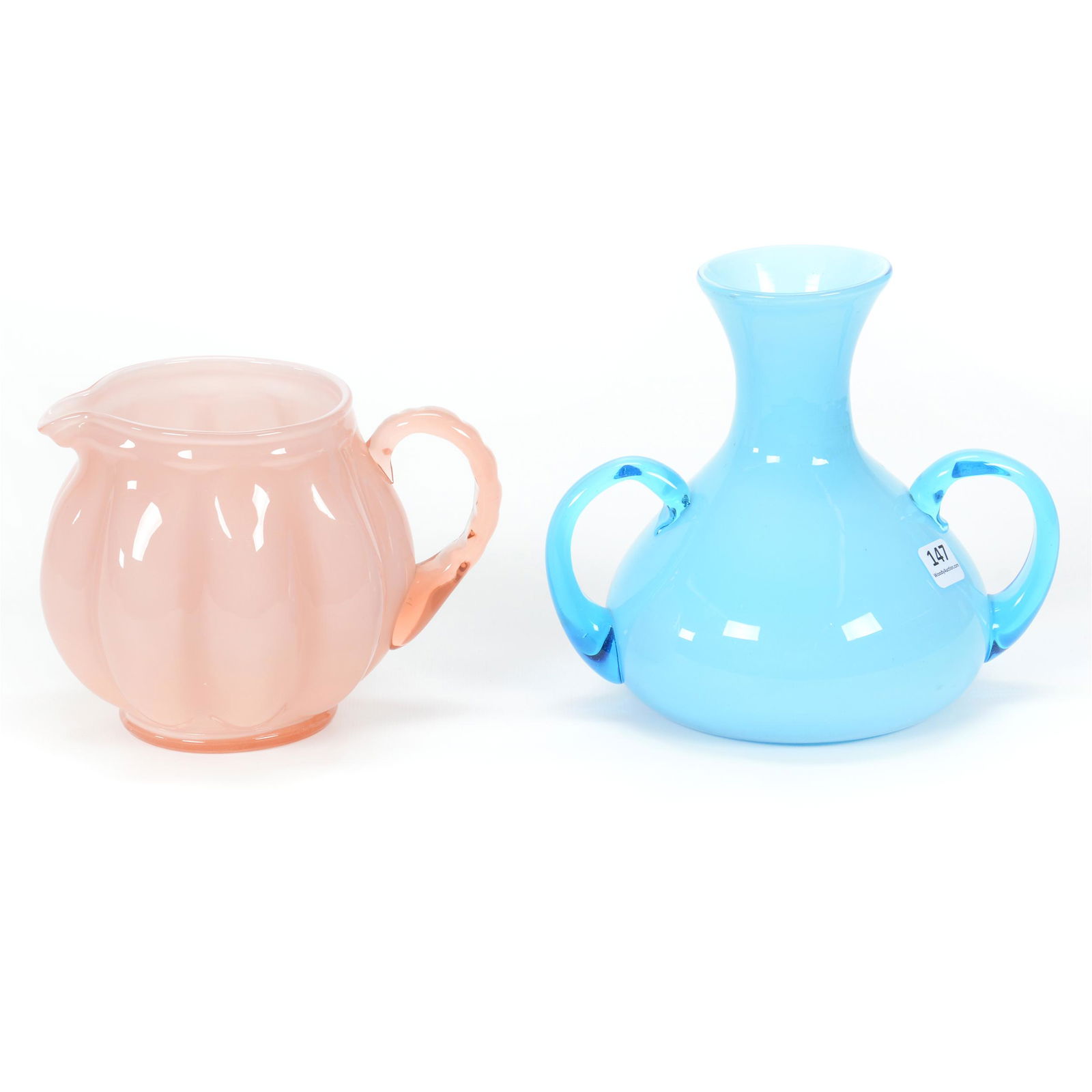 (2) Contemporary Cased Art Glass Items (1 of 2)