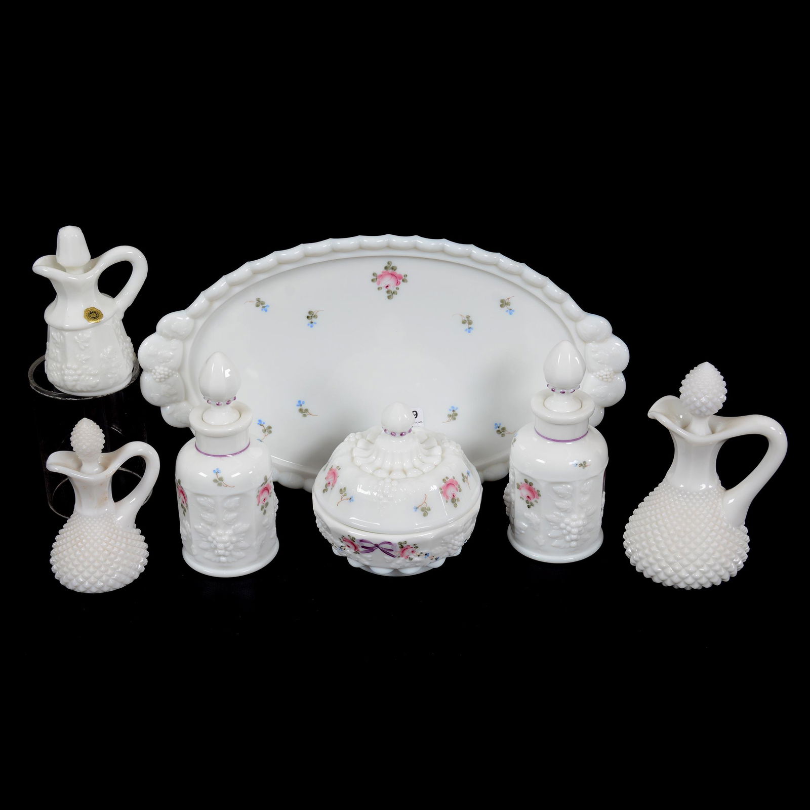 (7) Westmoreland Milk Glass Items (1 of 3)