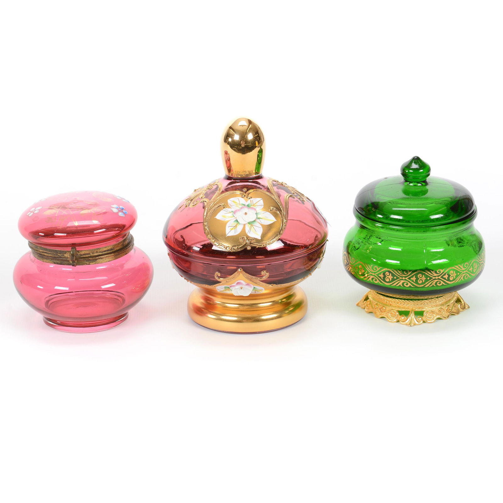 (3) Covered Boxes (1 of 3)