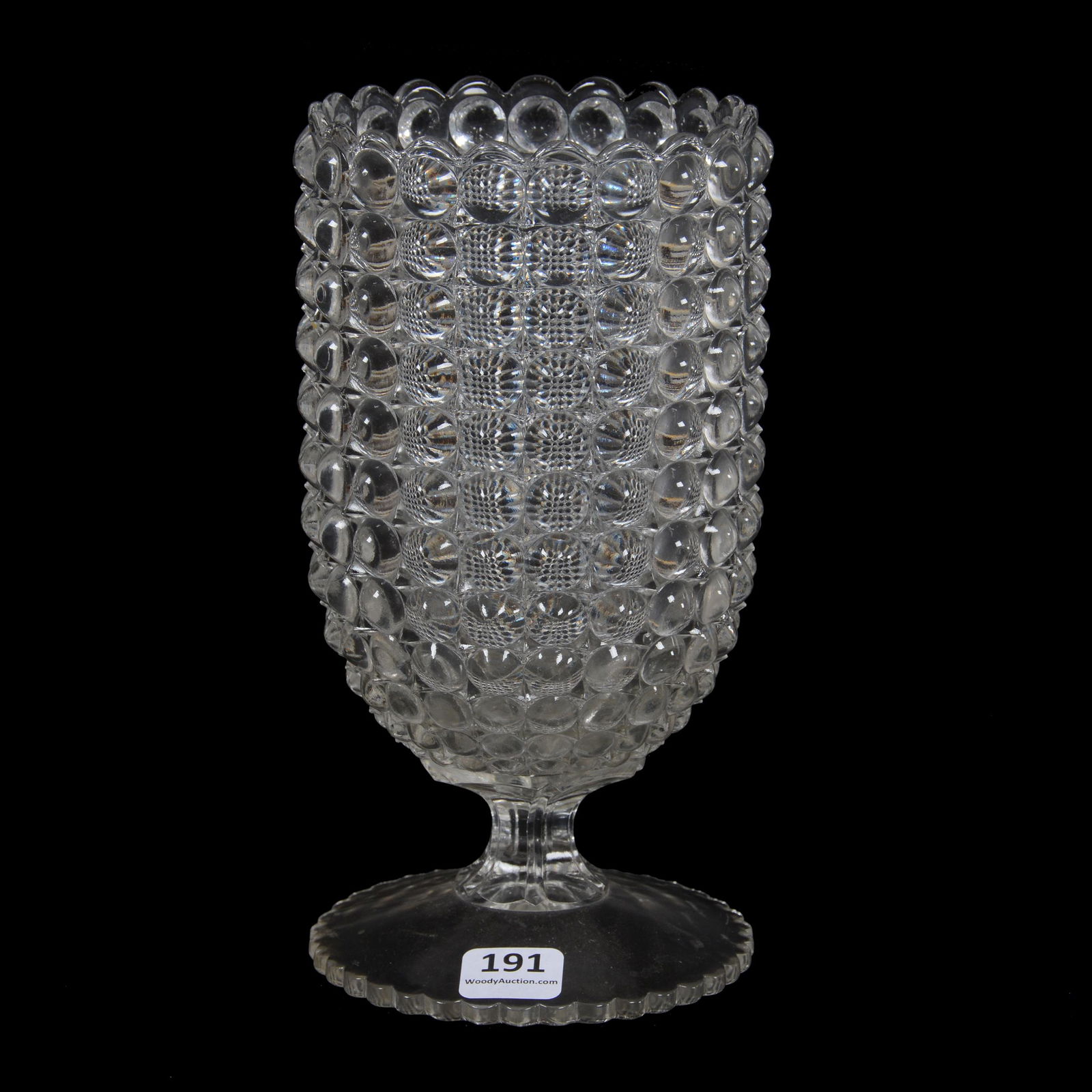 Pedestal Celery Vase, Clear Pattern Glass (1 of 2)
