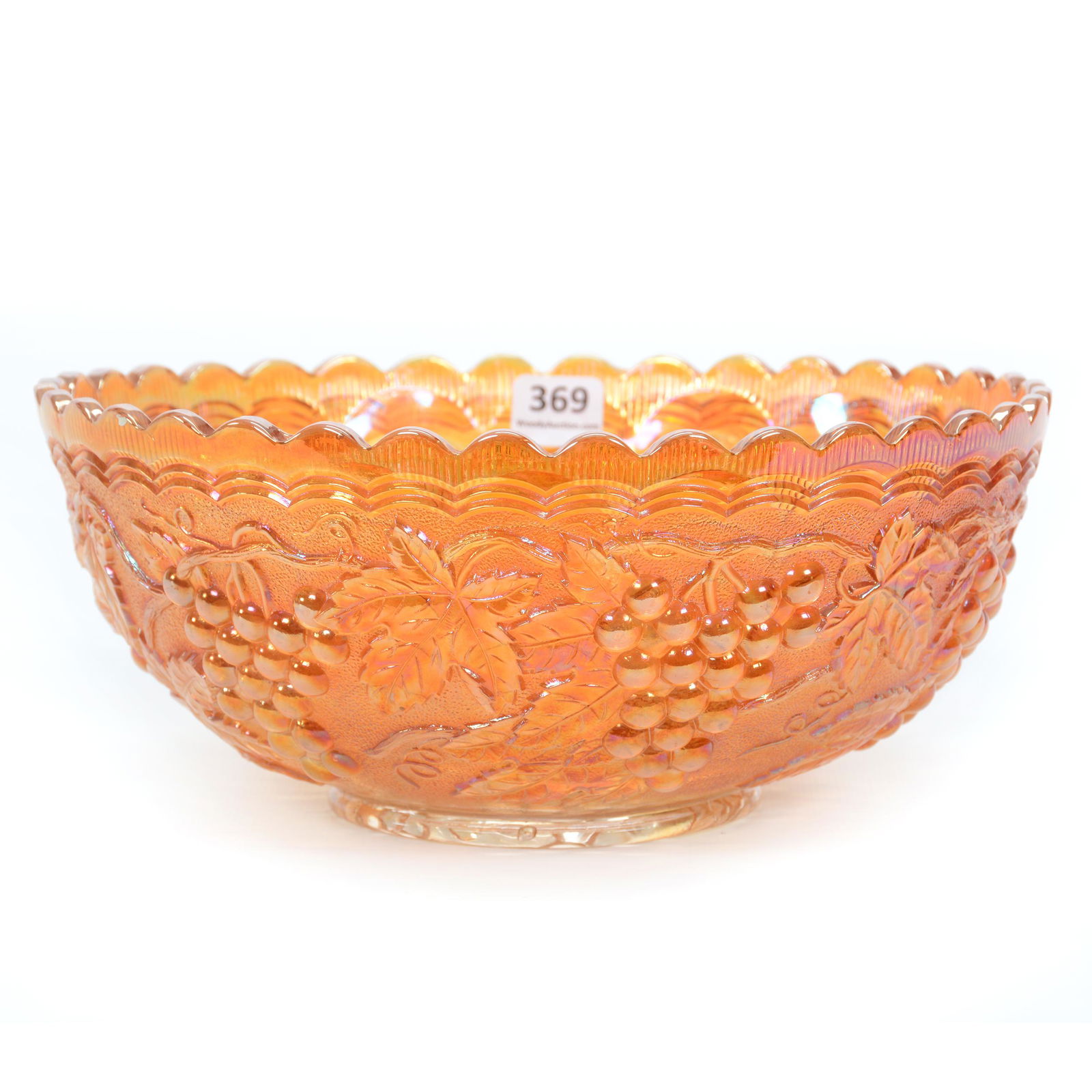 Bowl, Carnival Glass, Imperial Grape (1 of 3)