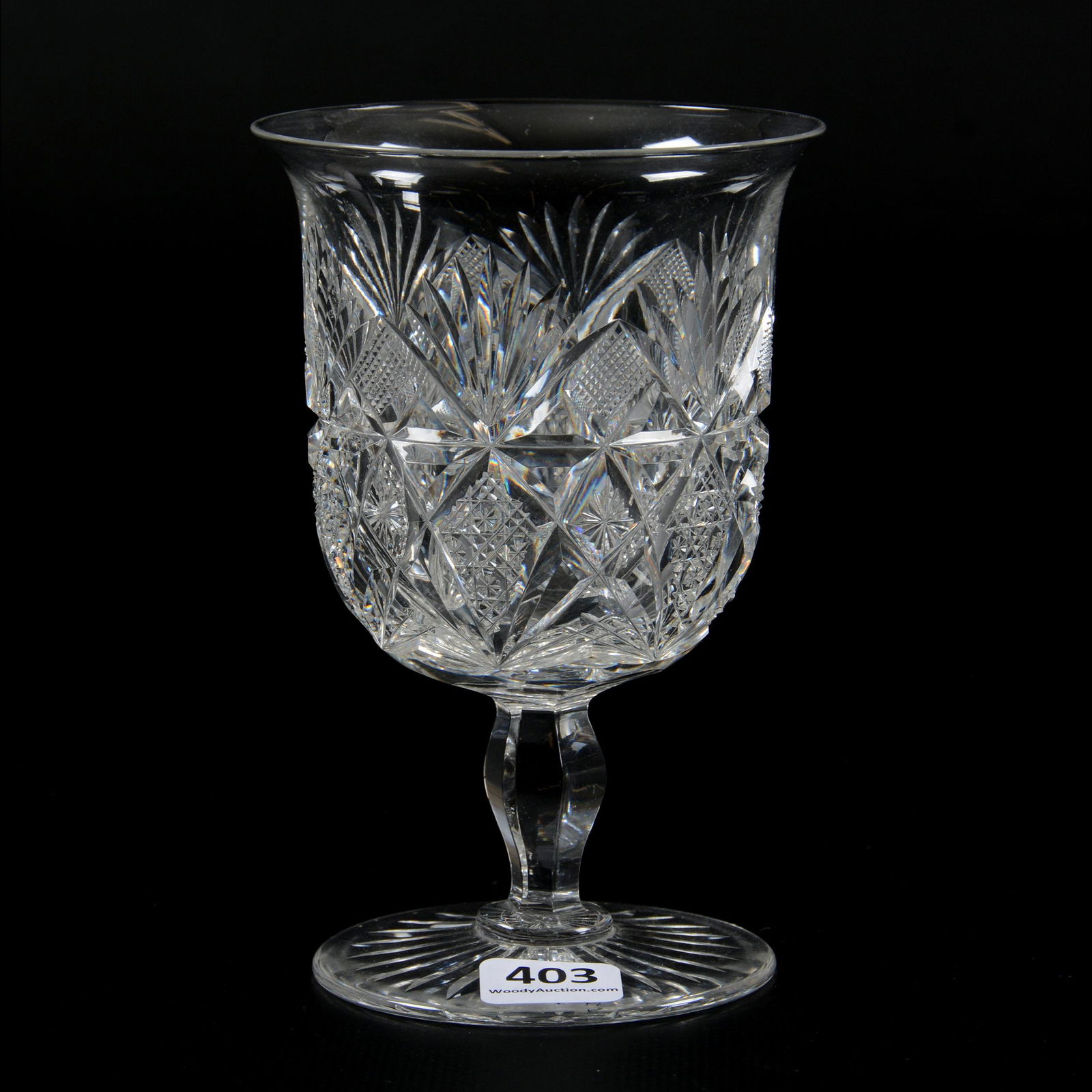 Goblet, American Brilliant Cut Glass (1 of 3)