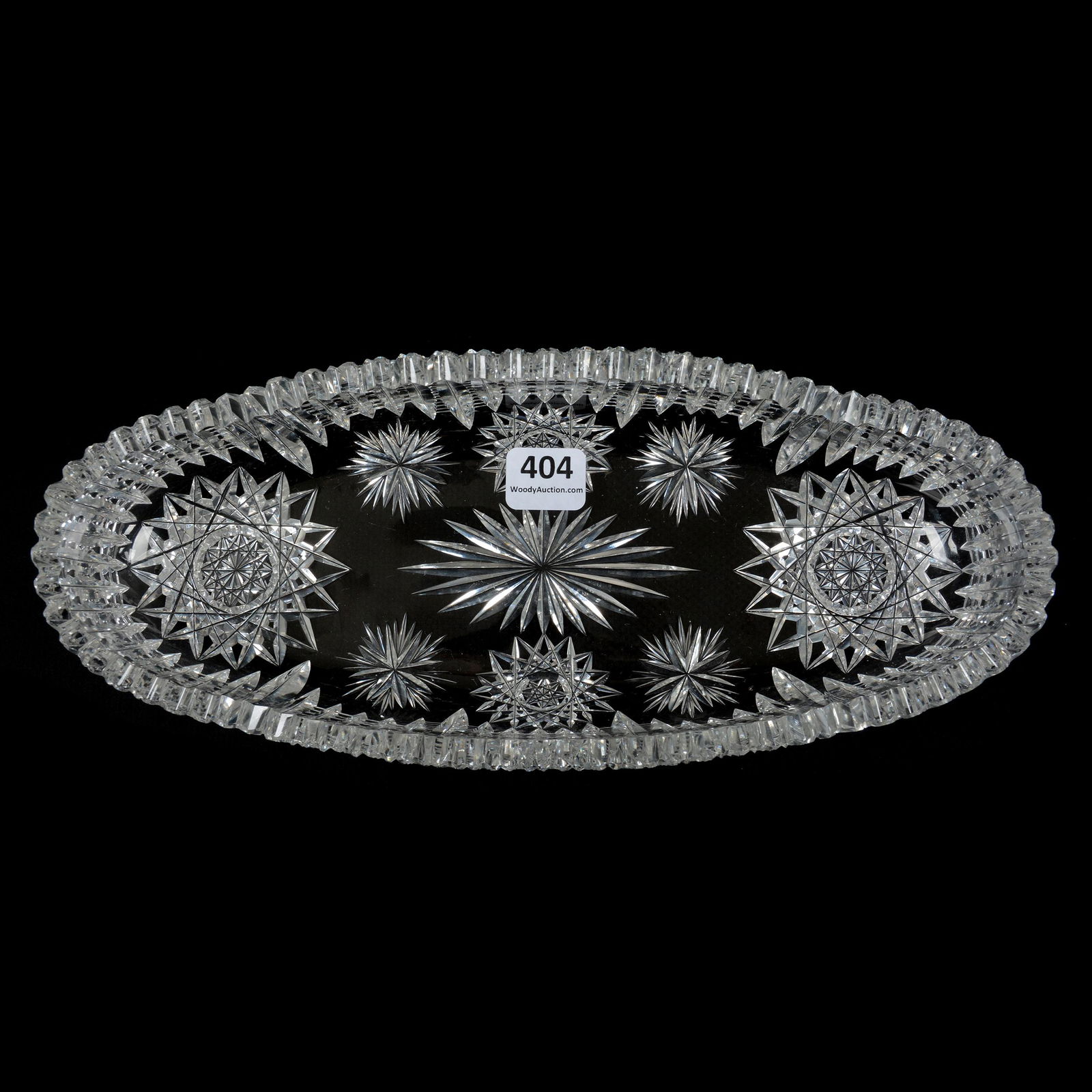 Celery Tray, American Brilliant Cut Glass (1 of 3)