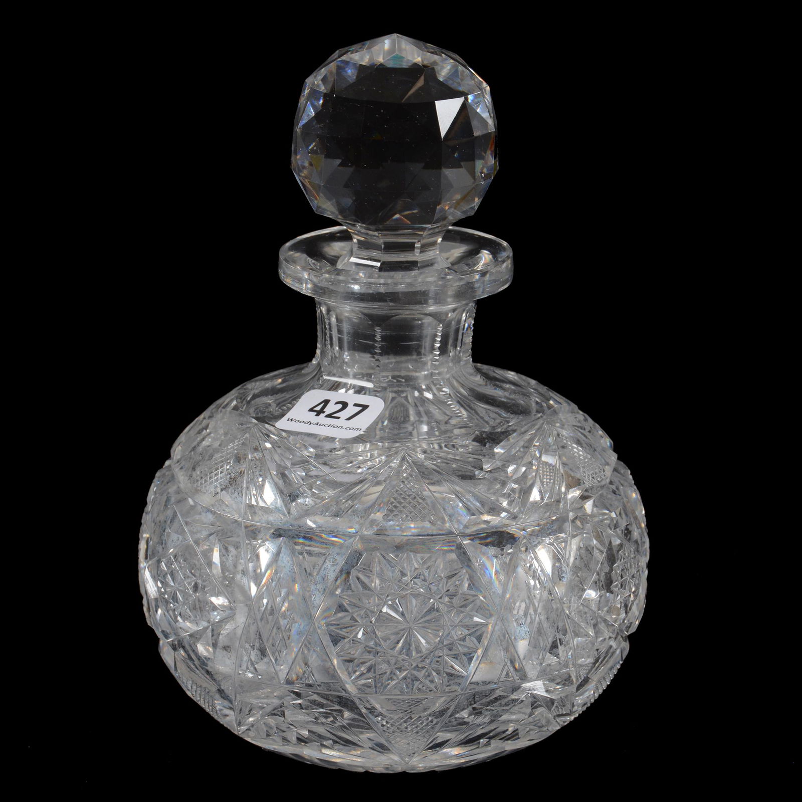 Cologne Bottle, American Brilliant Cut Glass, Marilyn (1 of 3)