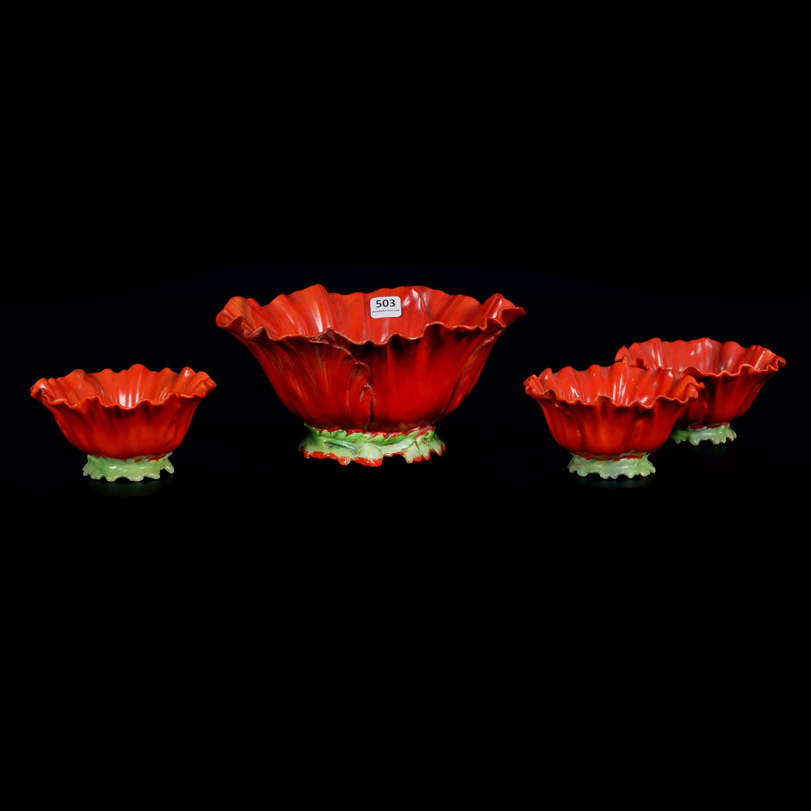 Berry Set, Royal Bayreuth, Poppy Pattern (1 of 3)