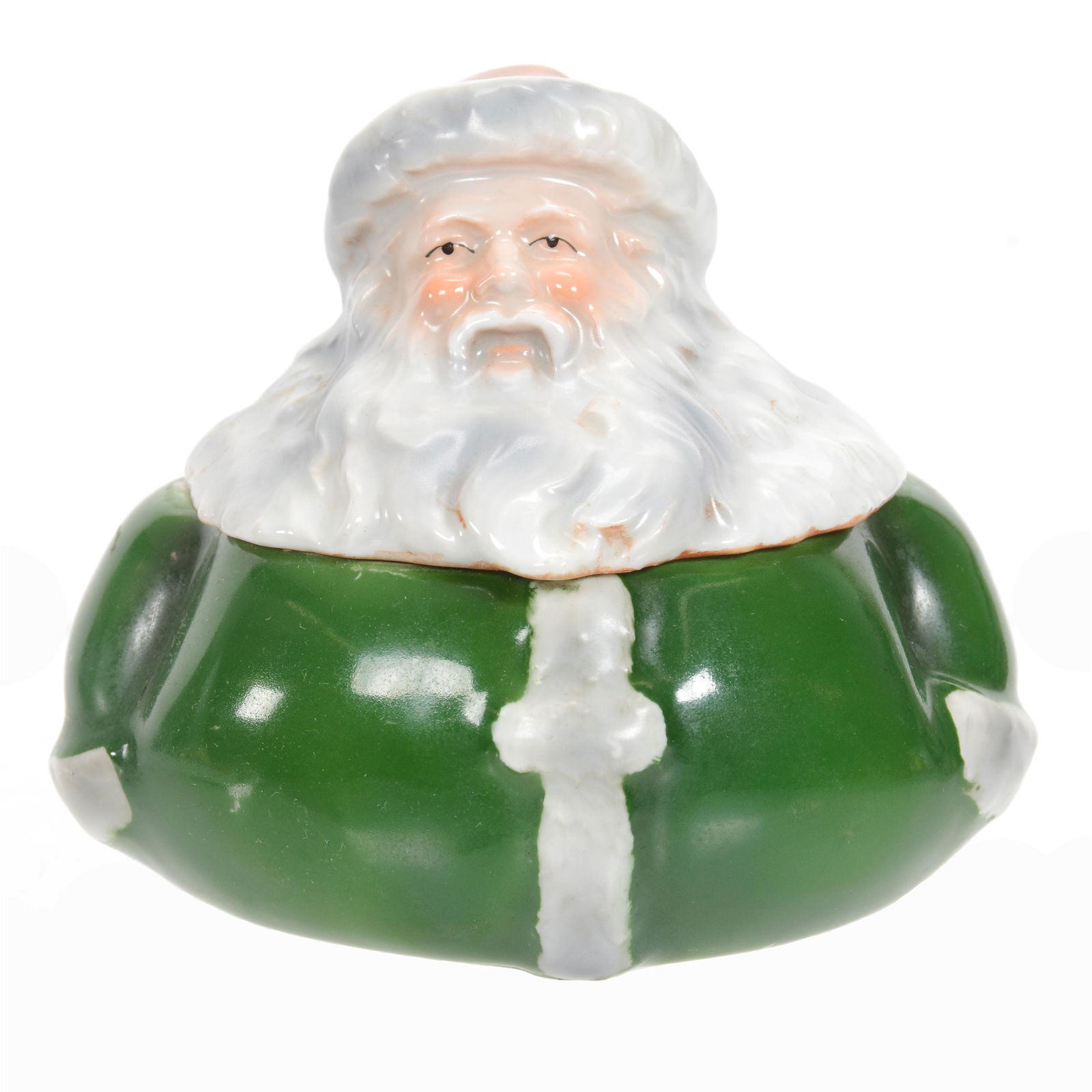 Covered Box, Royal Bayreuth (Blue Mark) Santa Claus (1 of 3)