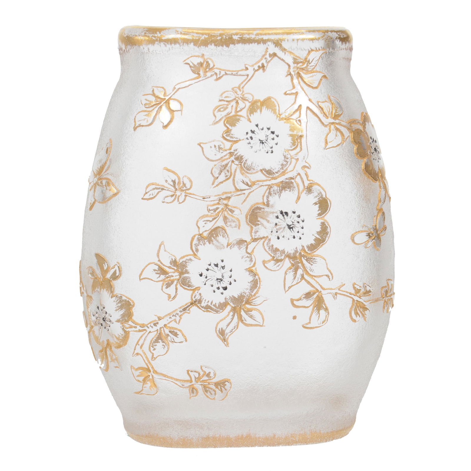 Vase Signed Daum Nancy French Cameo Art Glass (1 of 4)