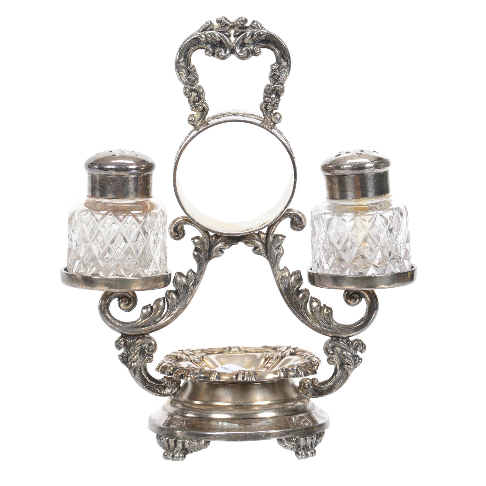 Condiment Set, Victorian Silverplate (1 of 5)