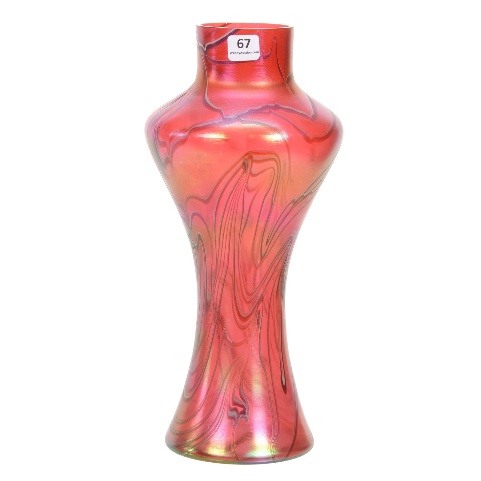 Vase, Bohemian Art Glass (1 of 3)