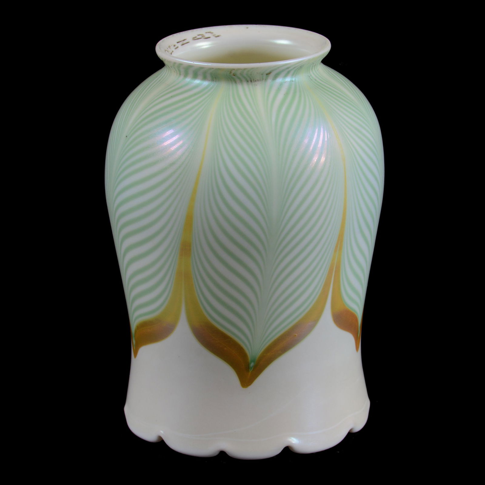 Light Shade Signed Quezal Art Glass (1 of 4)