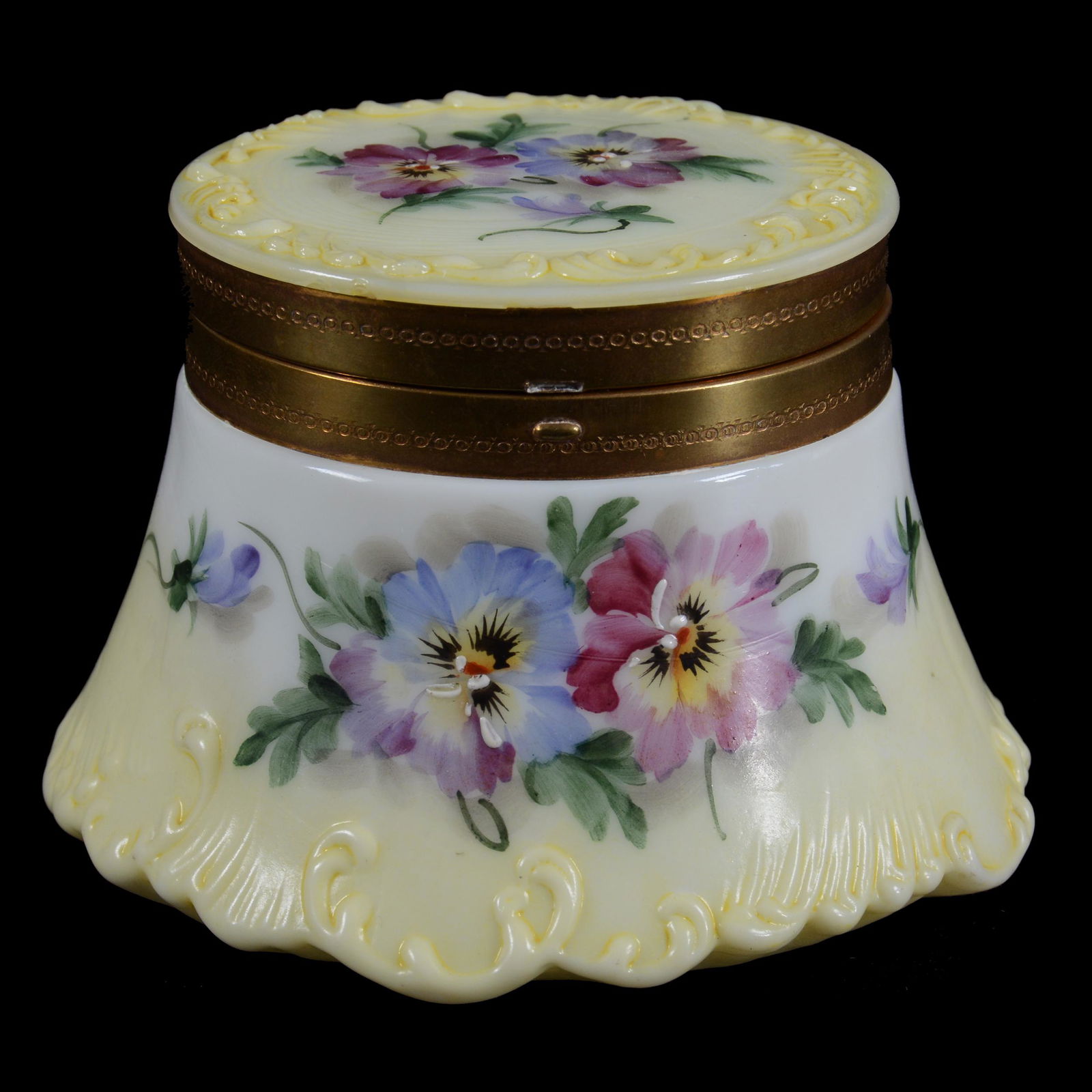 Jewel Box, Unmarked Pairpoint Art Glass (1 of 4)