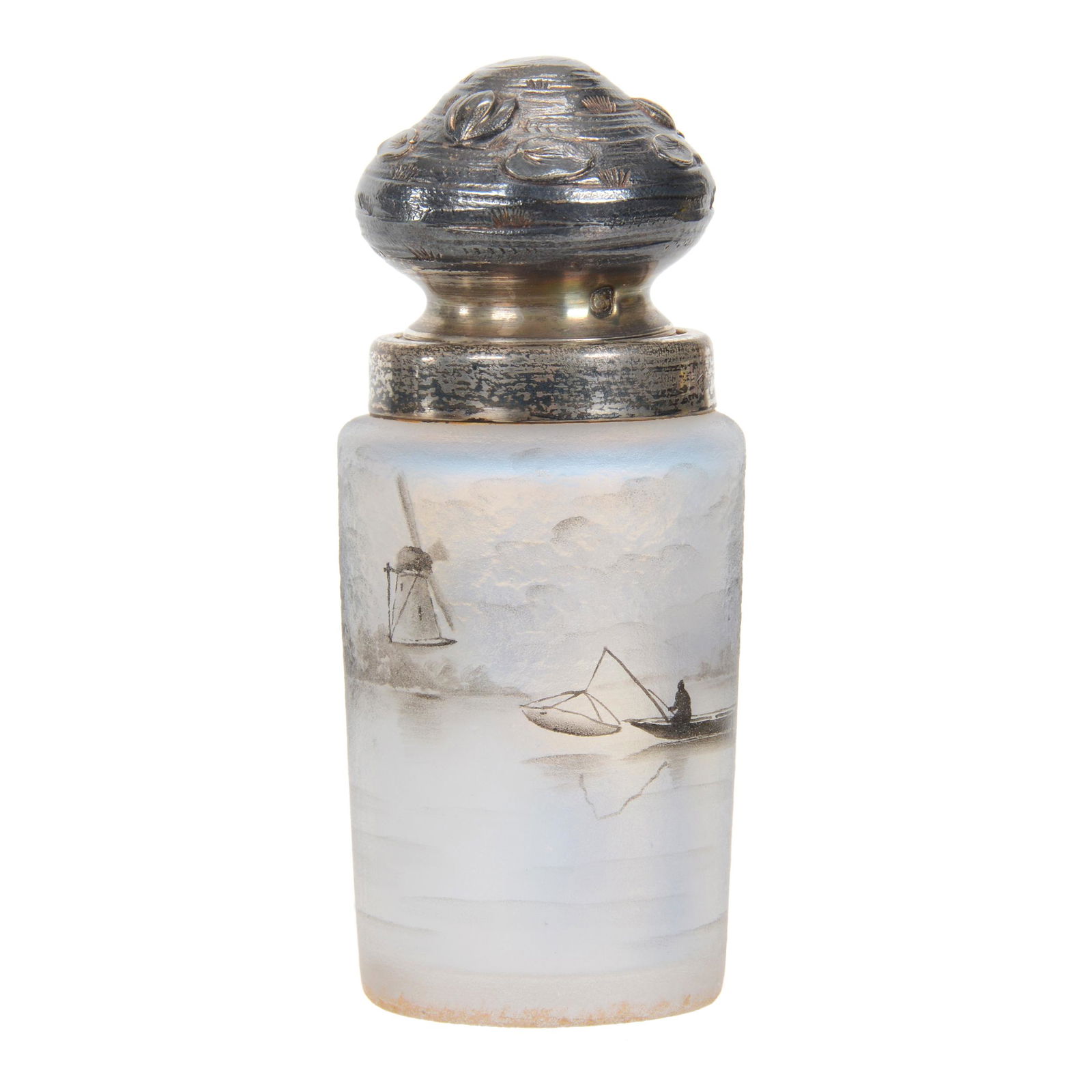 Bottle Signed Daum Nancy French Cameo Art Glass (1 of 4)