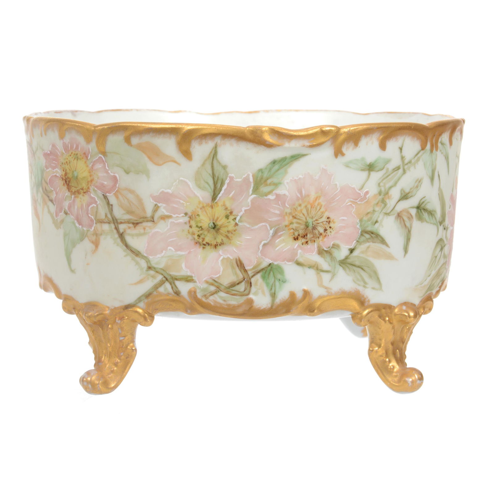 Footed Ferner Marked B&C Limoges (1 of 3)