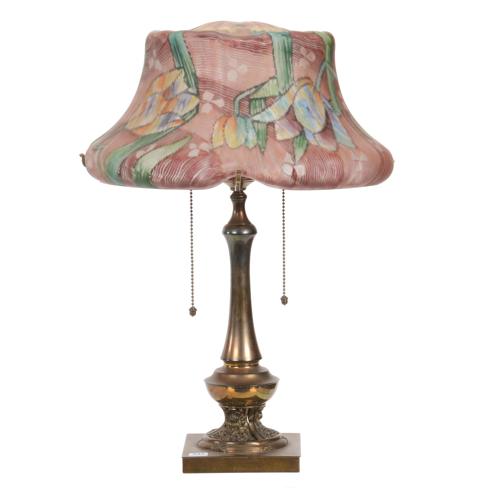 Puffy Pairpoint Table Lamp, Marked Pairpoint (1 of 5)