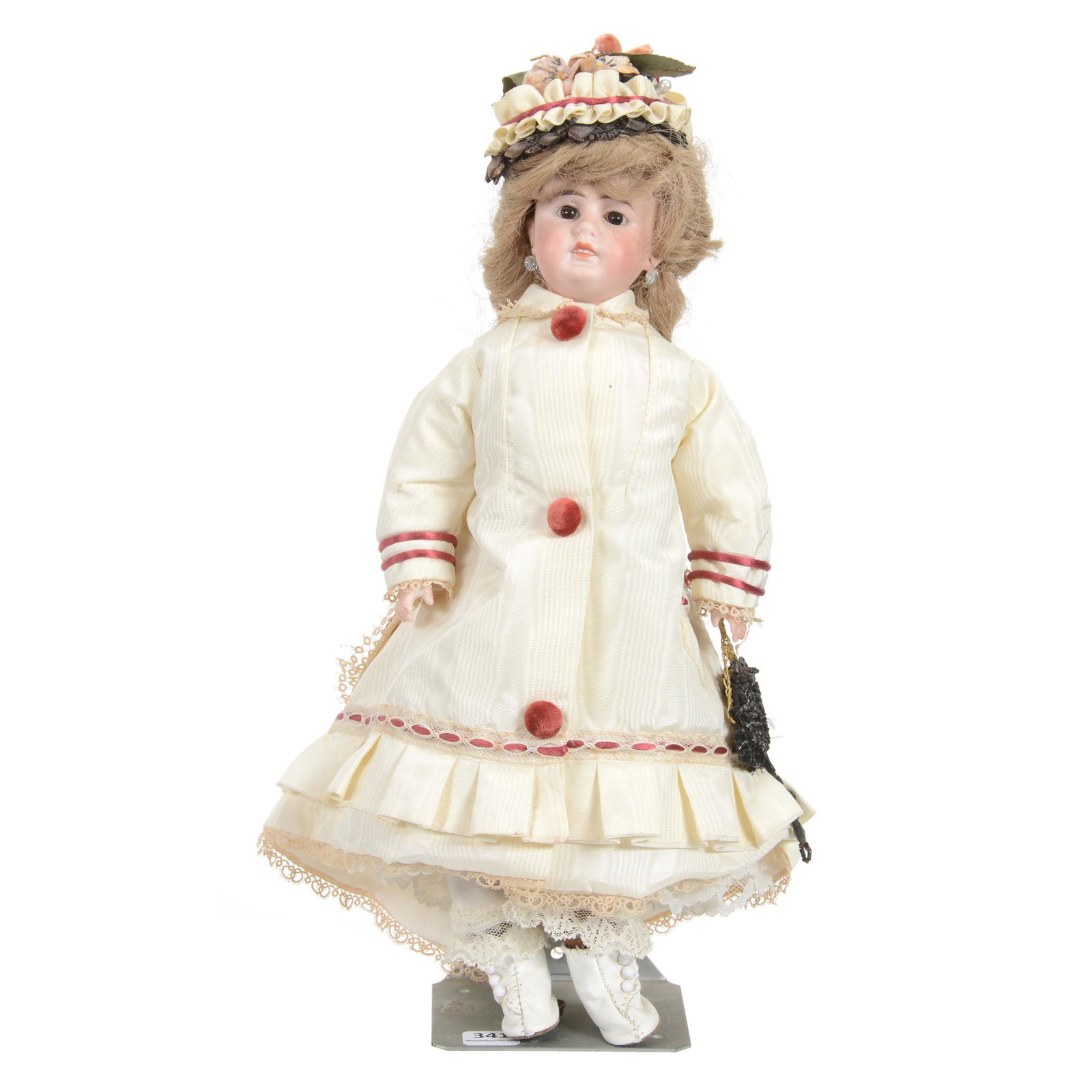 Bisque Doll Marked "1.23" (1 of 4)