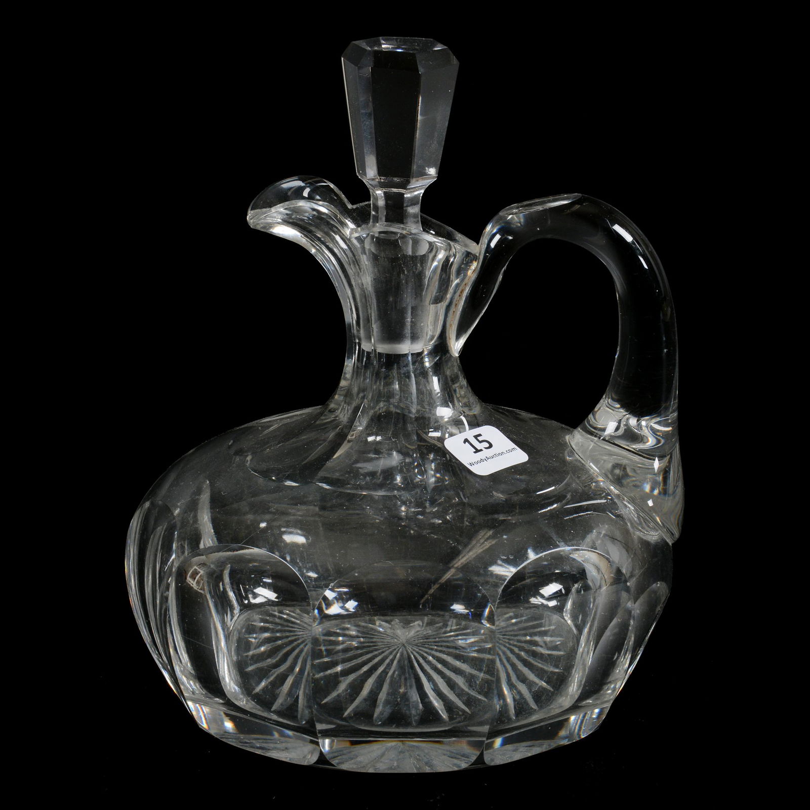 Ship's Decanter, ABCG, Flute Pattern (1 of 3)