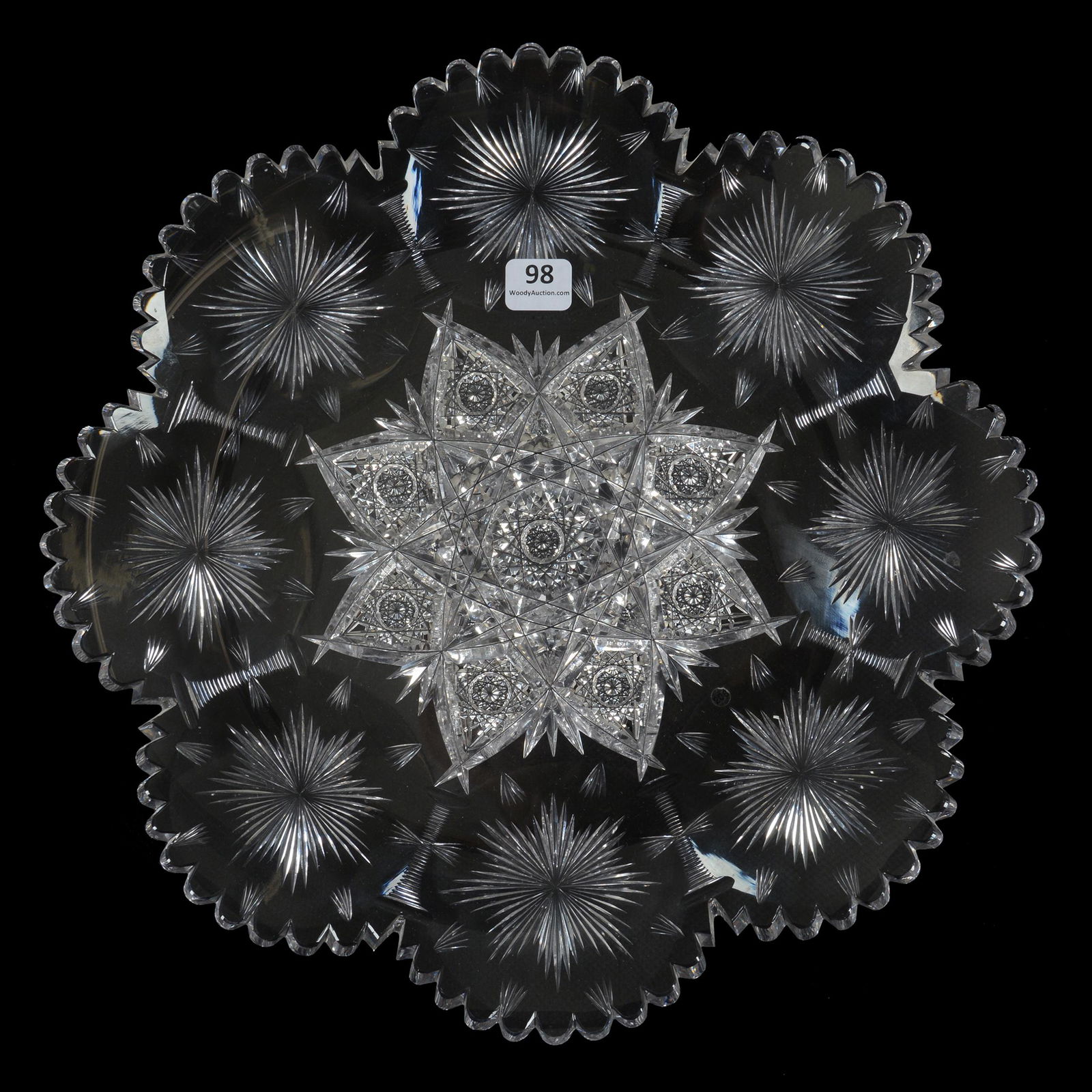 Round Tray, ABCG, Pattern #999 By Hawkes (1 of 2)