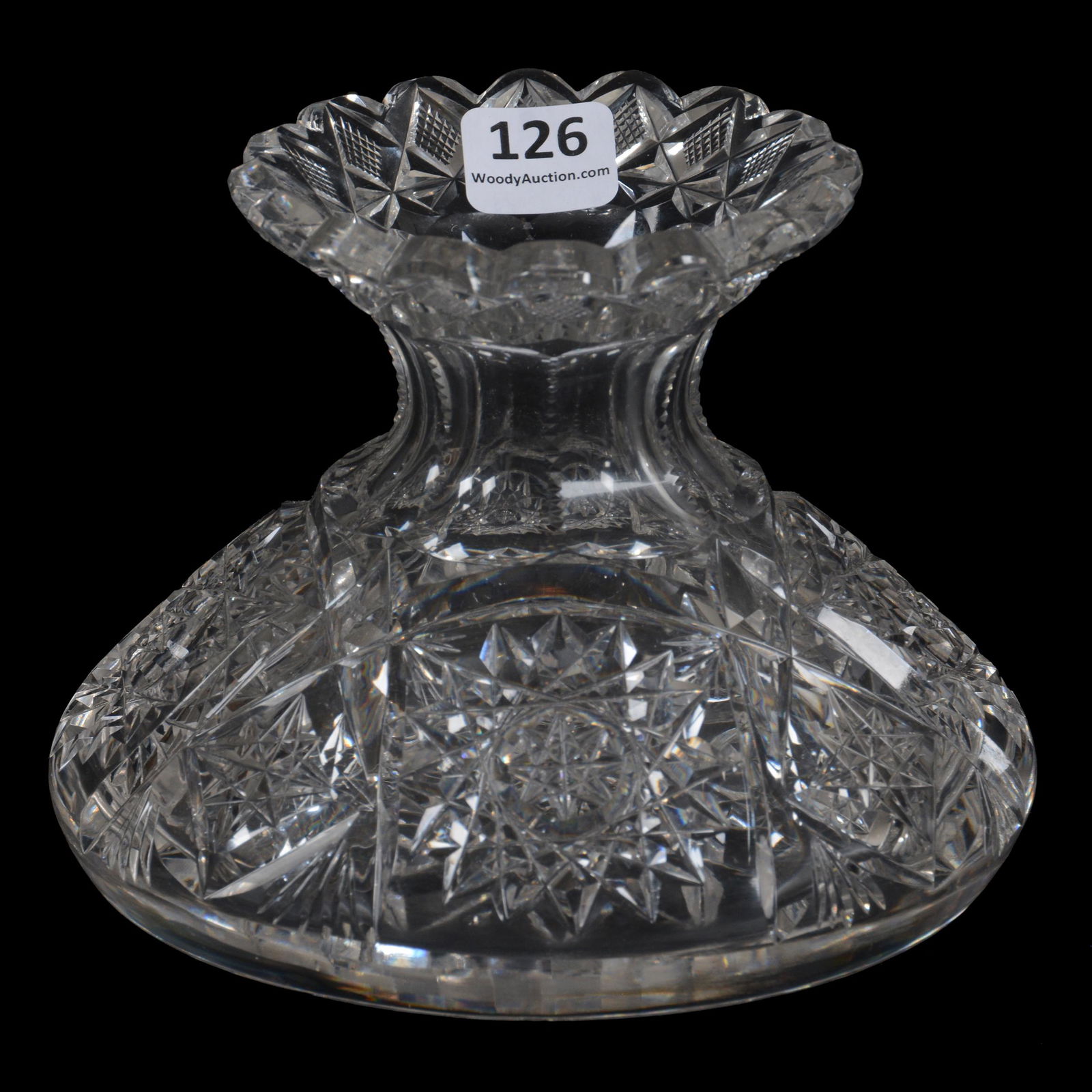 Flower Center, ABCG, Signed Libbey (1 of 3)