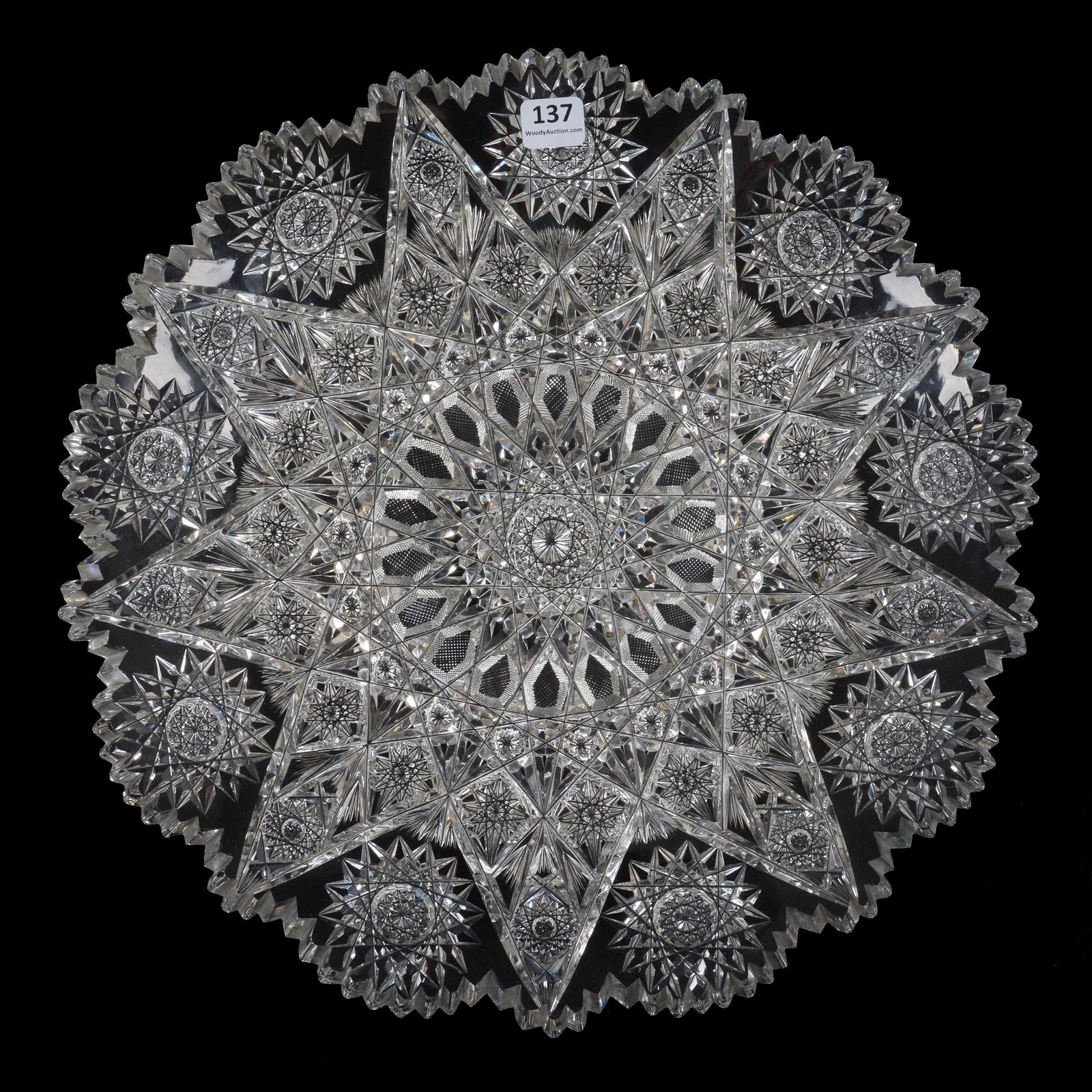 Round Tray, ABCG, Expanding Star Pattern (1 of 2)