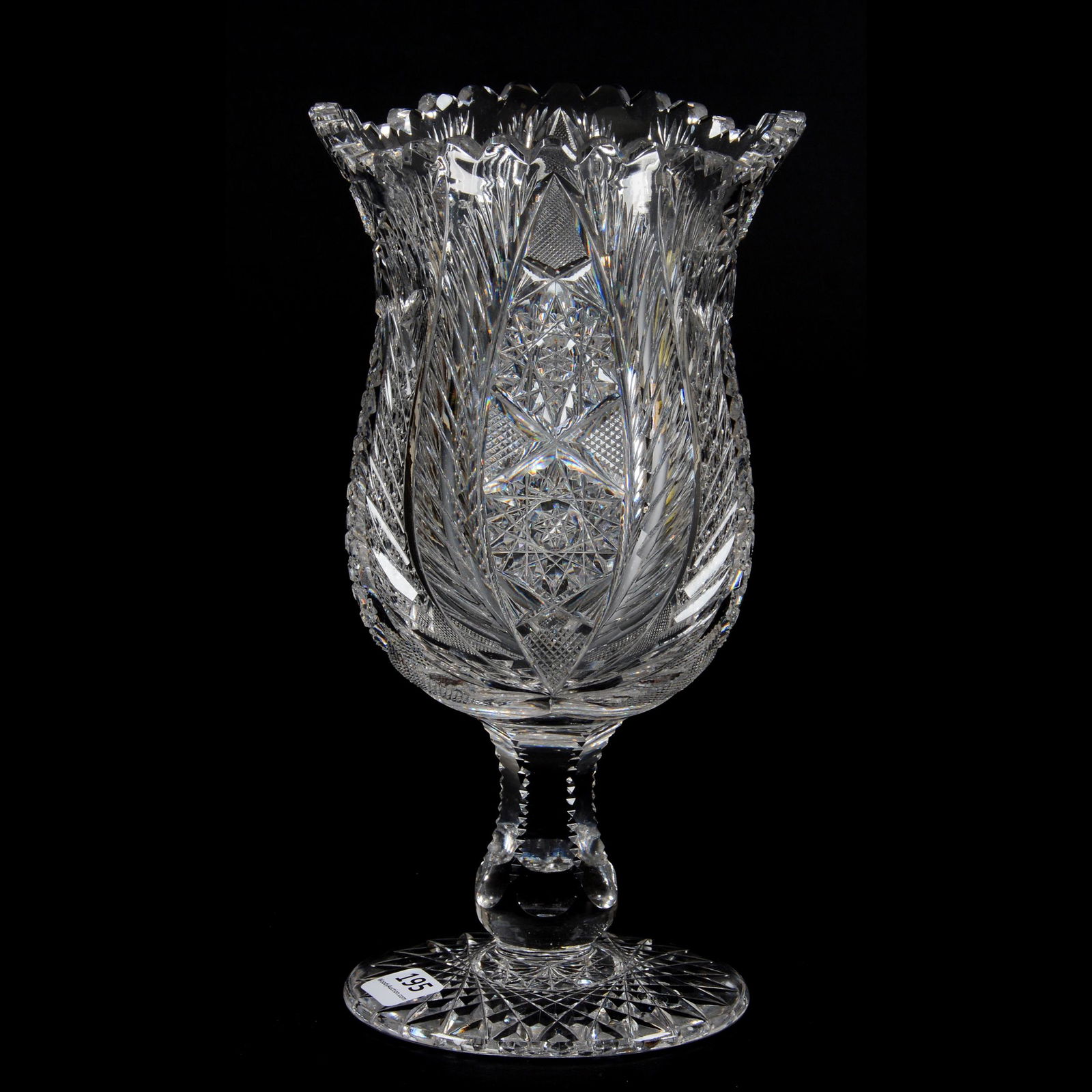 Pedestal Celery Vase, ABCG (1 of 3)