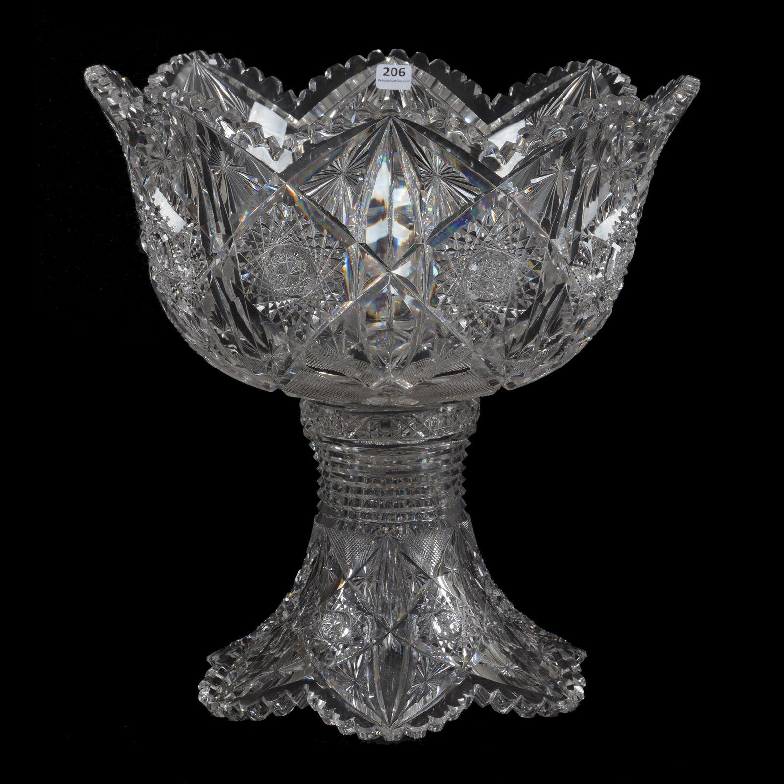 Punch Bowl, ABCG, Signed Hawkes, Two Part (1 of 4)