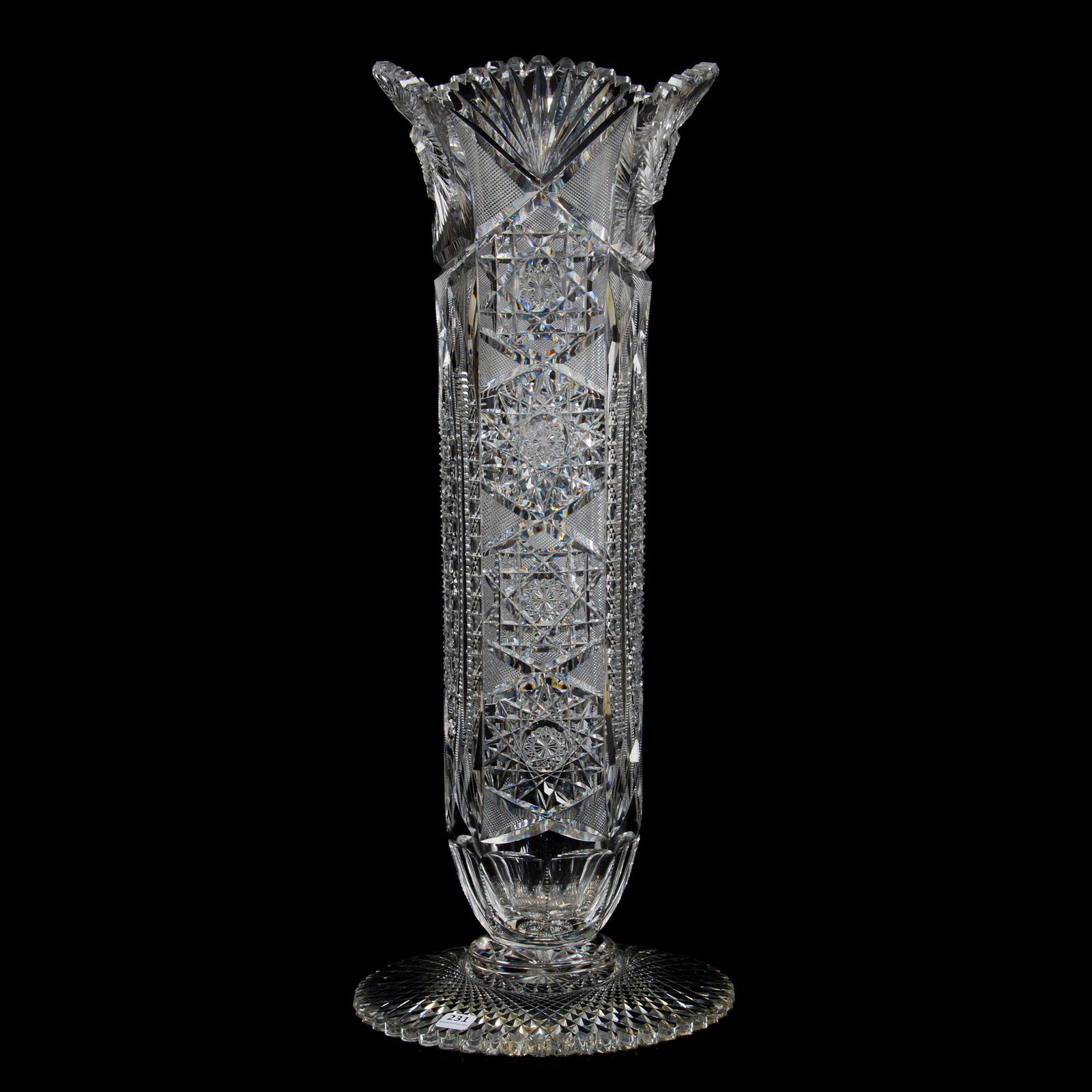 Massive Pedestal Vase, ABCG (1 of 4)