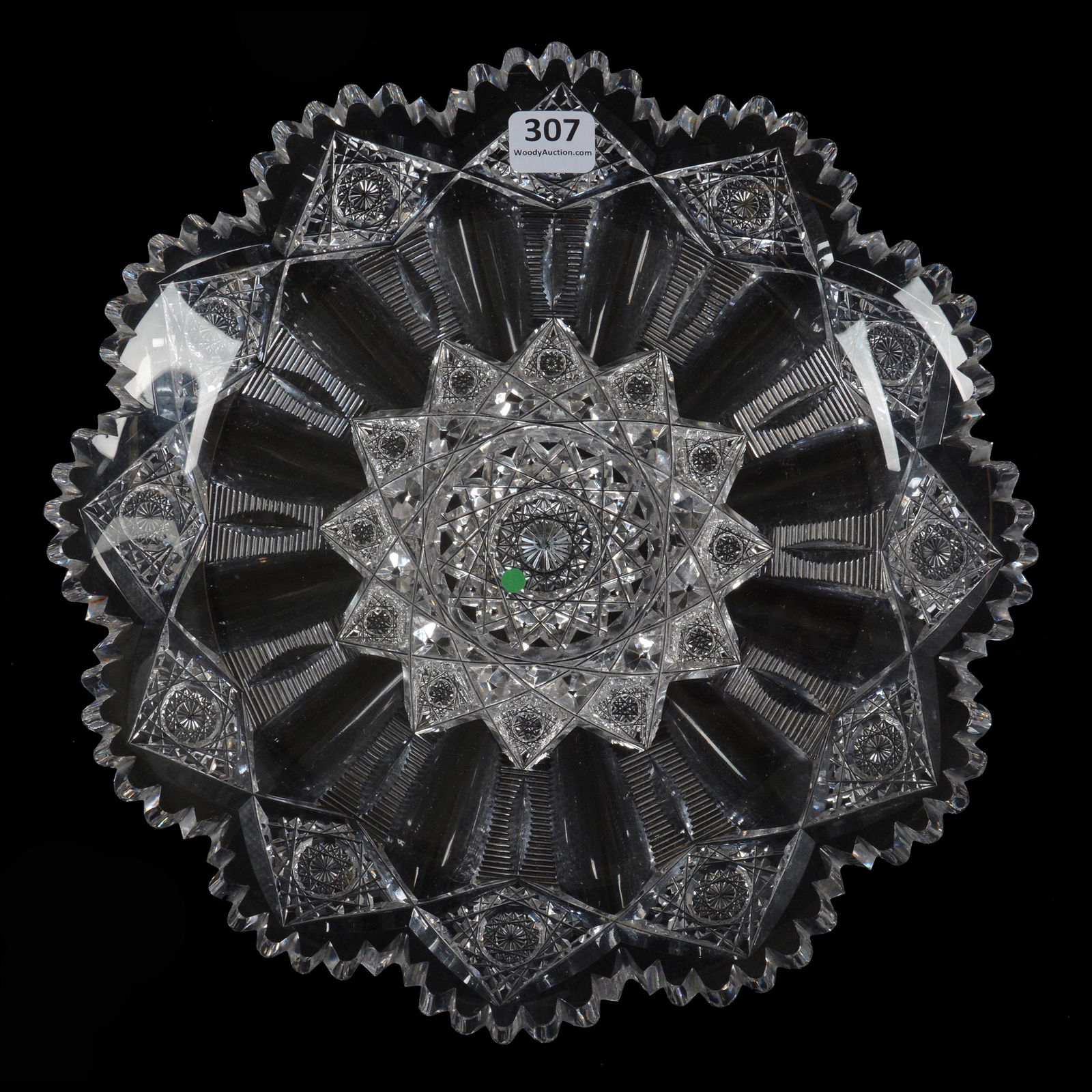 Round Tray, ABCG, Signed Hawkes Brunswick Pattern (1 of 2)