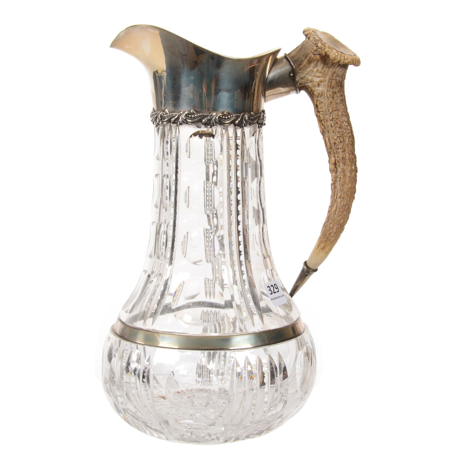 Pitcher, ABCG, Sterling Fittings & Stag Horn (1 of 4)