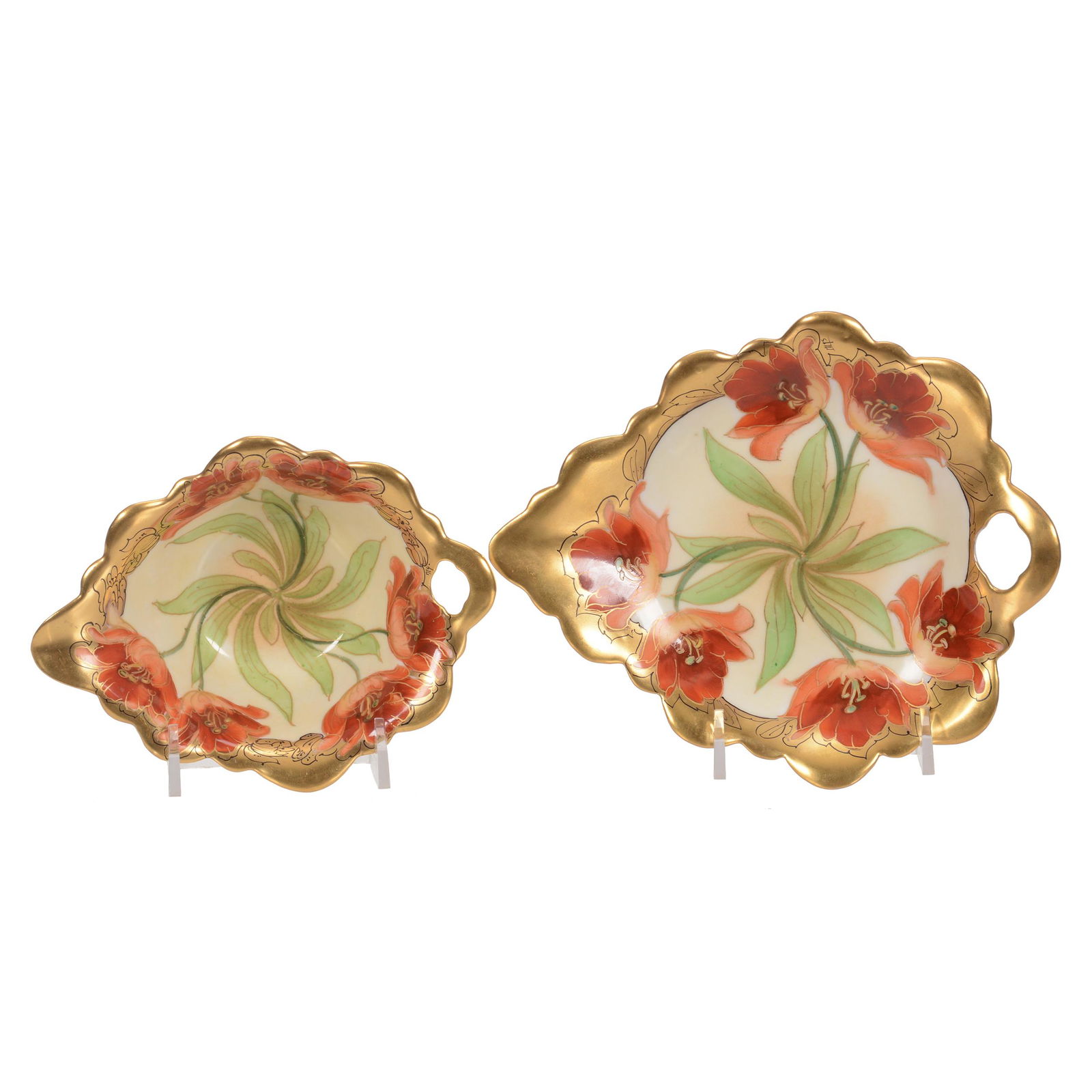 Mayonnaise Bowl And Underplate, Pickard Mark #5 (1 of 4)