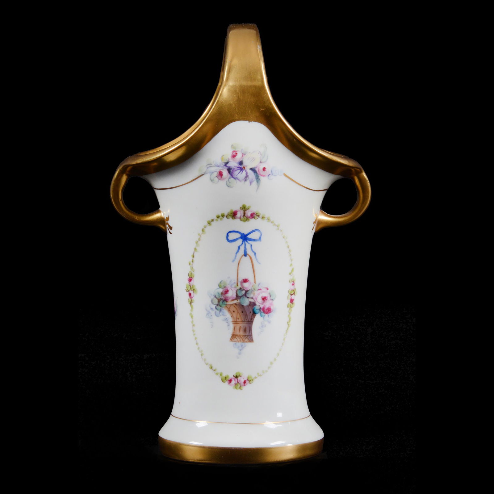 Basket, Pickard Mark #7, Rose Basket Decor (1 of 4)