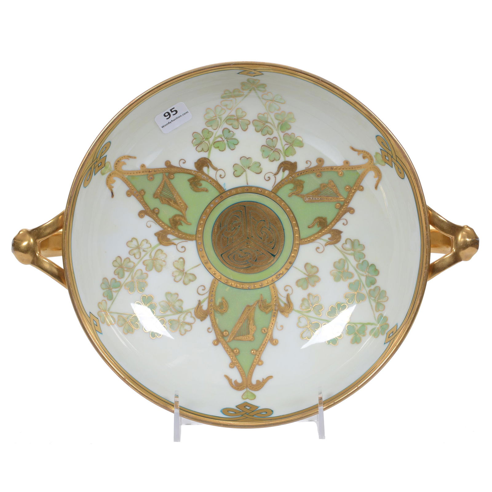 Pedestal Bowl Pickard Mark #5, Two Handles (1 of 5)