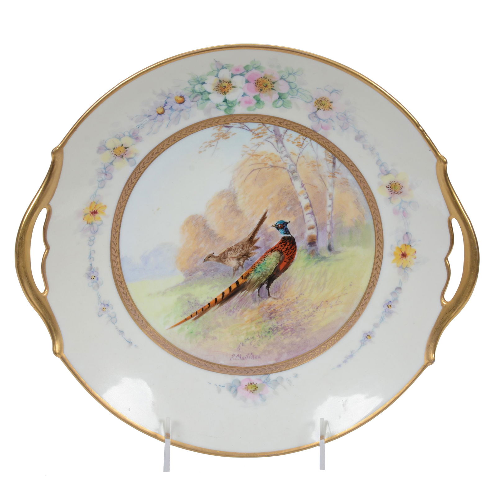 Cake Plate, Pickard Mark #10 (1 of 3)