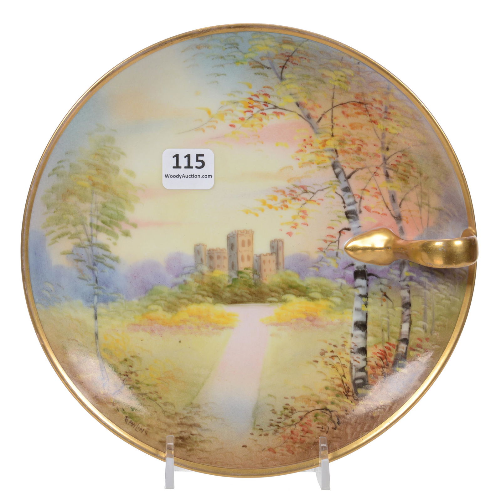 Handled Plate, Pickard Mark #7 (1 of 4)