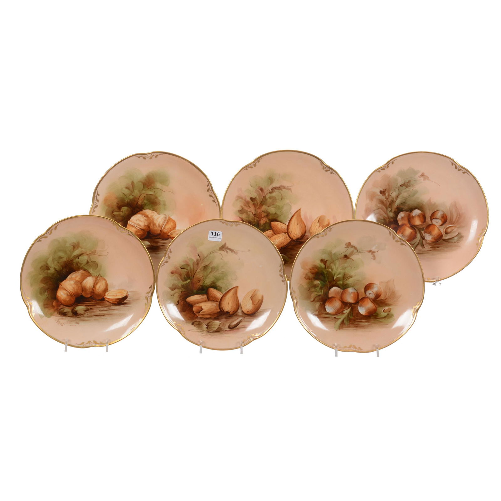 (6) Plates, Pickard Mark #5 (1 of 3)