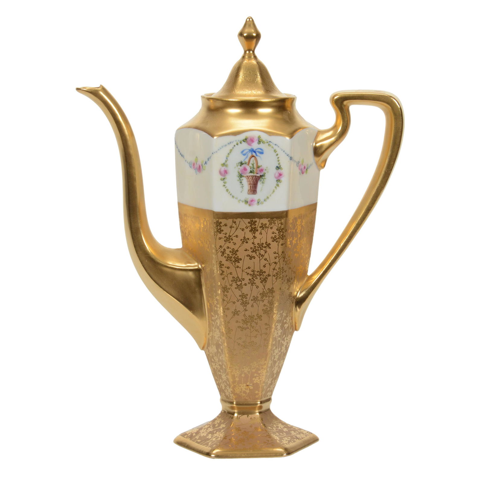 Pedestal Coffee Pot, Pickard Mark #10 (1 of 4)