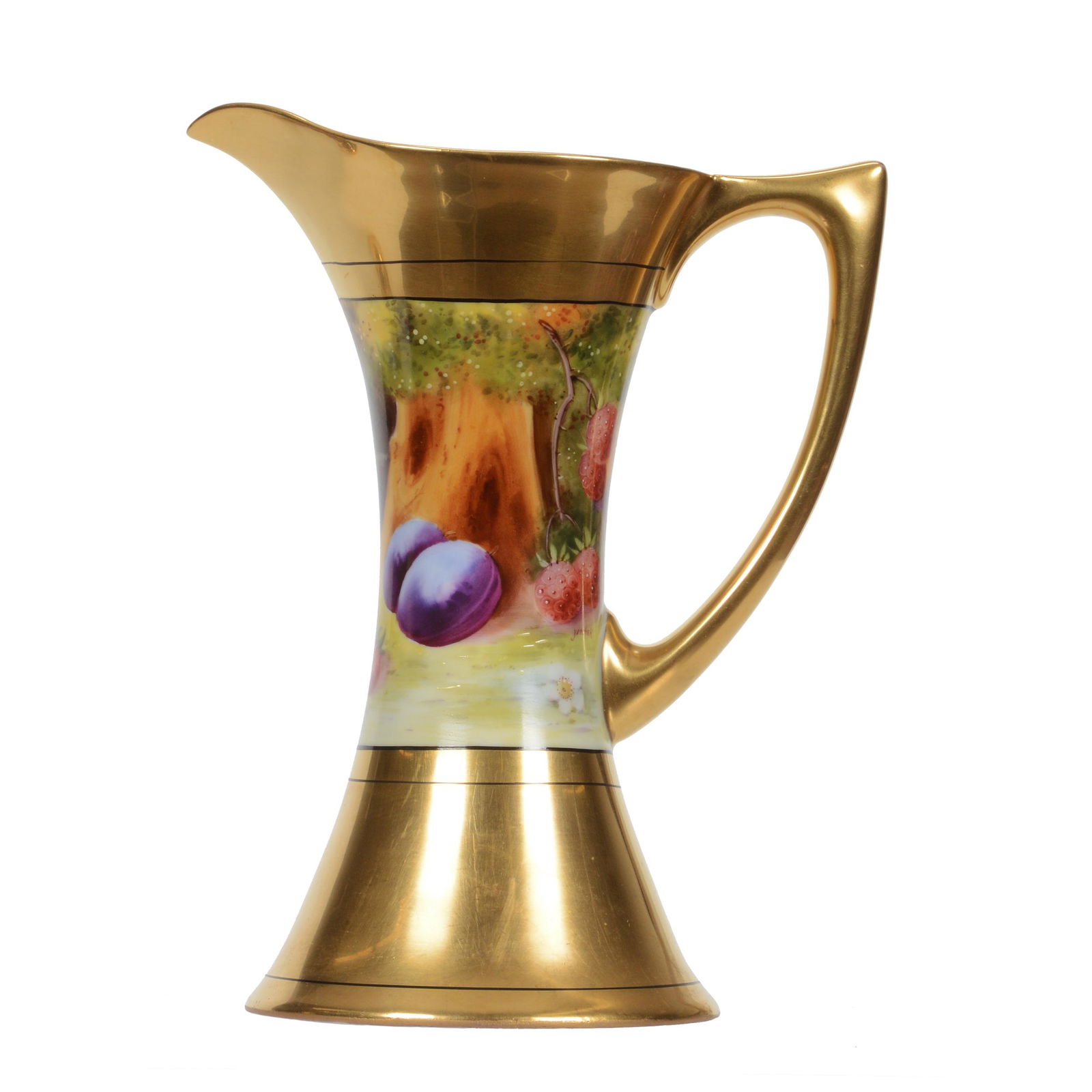 Pitcher, Pickard Mark #7, Deserted Garden Pattern (1 of 4)