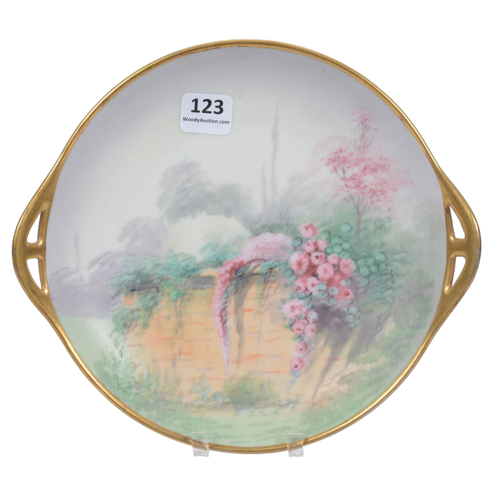 Plate, Pickard Mark #7, Two Handles (1 of 2)