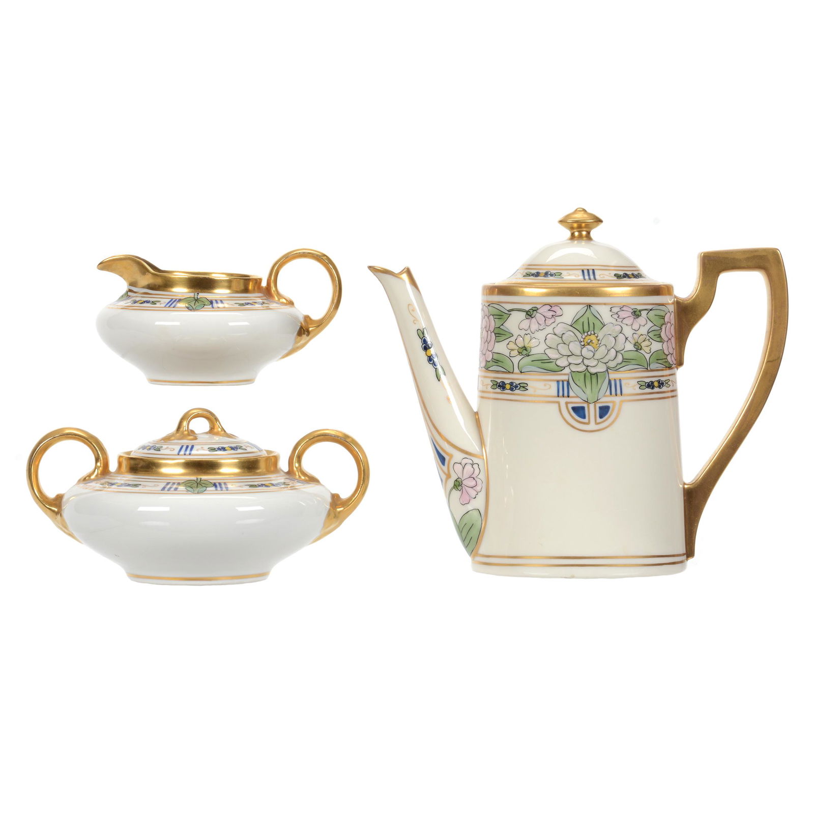 Tea Set, Pickard Mark #6, Three Piece (1 of 3)