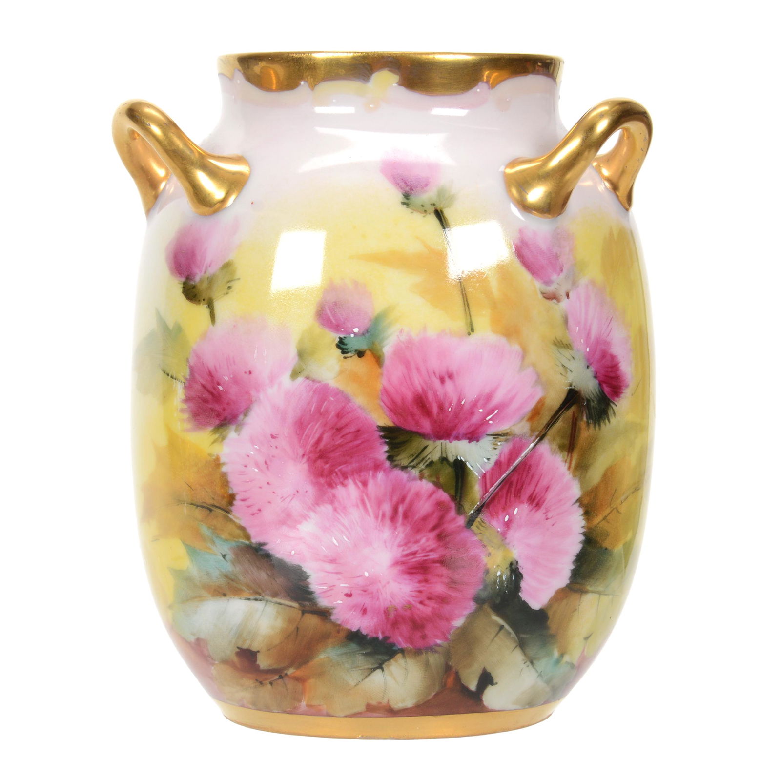 Vase, Three Handles, Pickard Mark #4 (1 of 4)