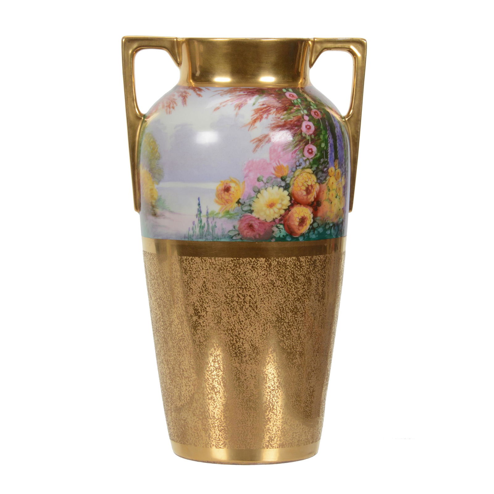 Vase, Two Handles, Pickard Mark #9 (1 of 4)