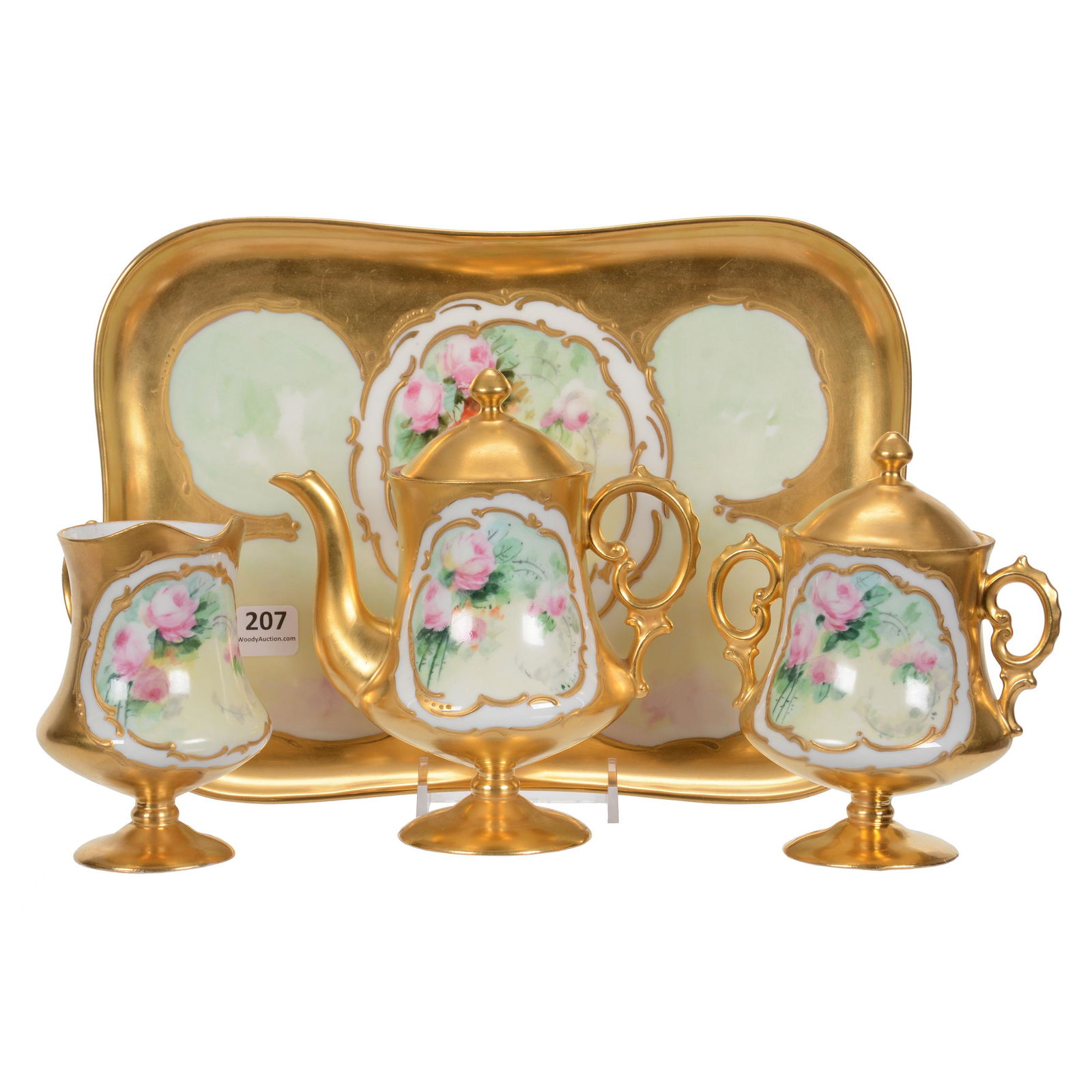 Tea Set Pickard Mark #5, Four Piece (1 of 4)