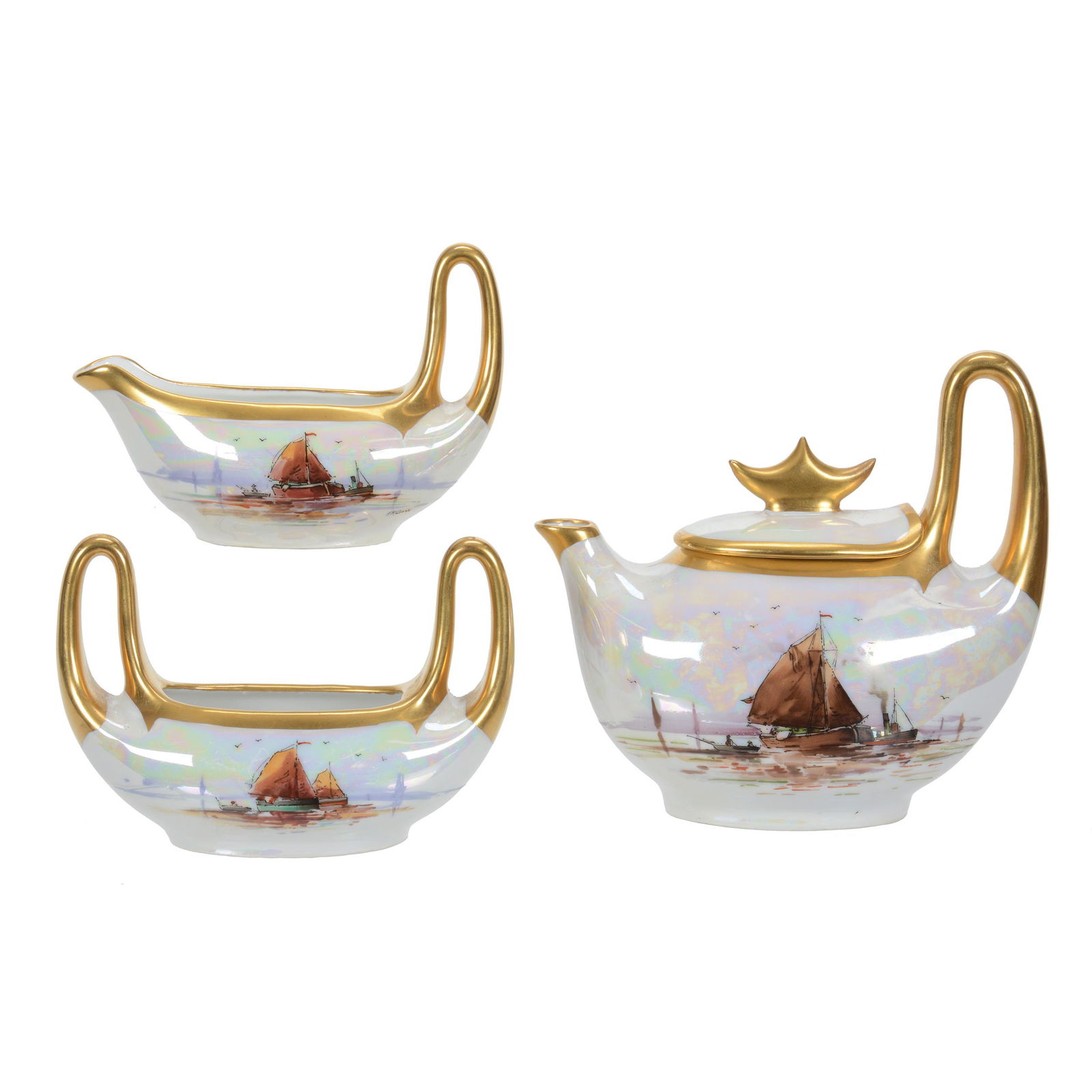 Tea Set, Brauer Studio Mark, Three Piece (1 of 4)