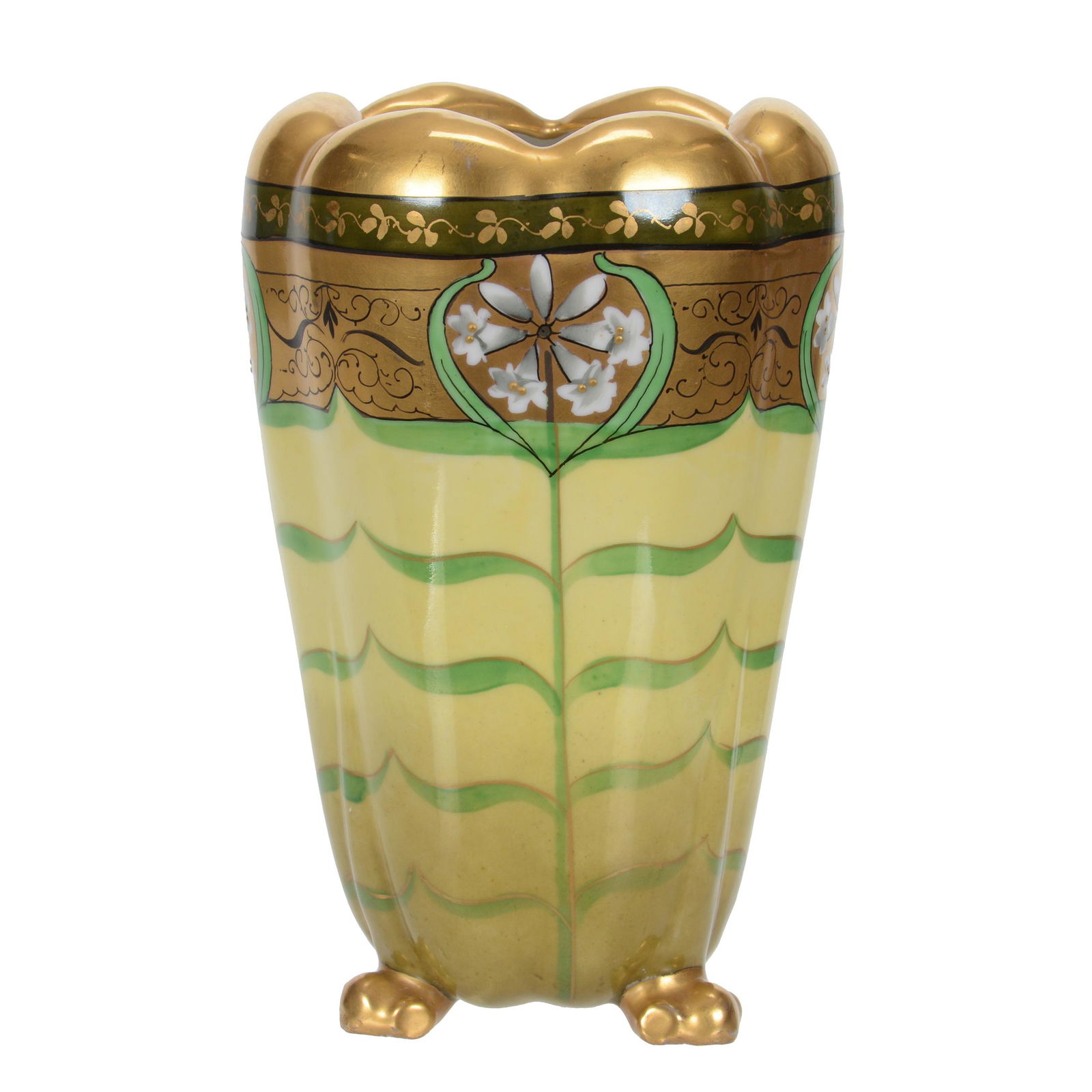 Vase, Footed, Pickard Mark #5 (1 of 4)