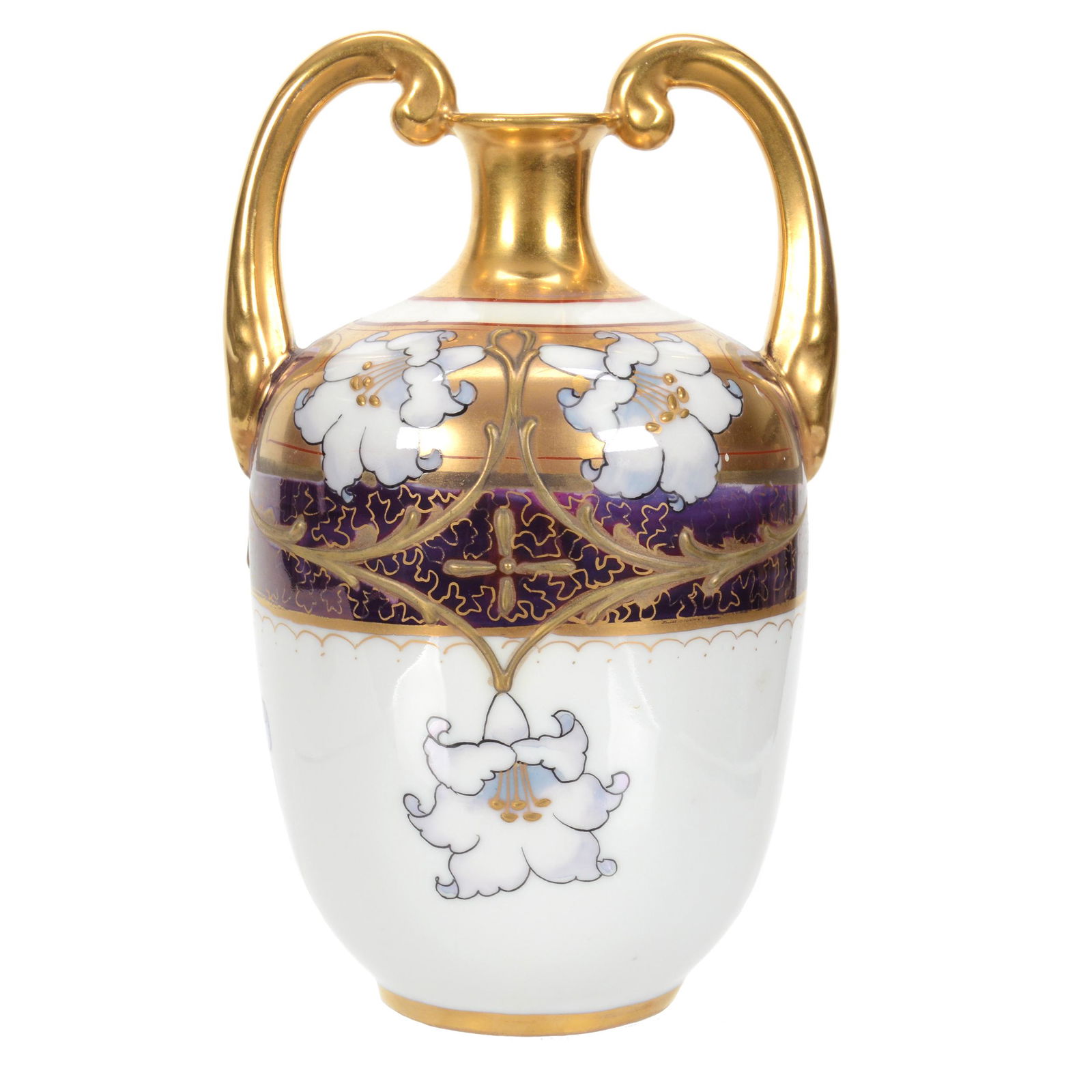 Vase, Two Handles, Pickard Mark #6 (1 of 4)